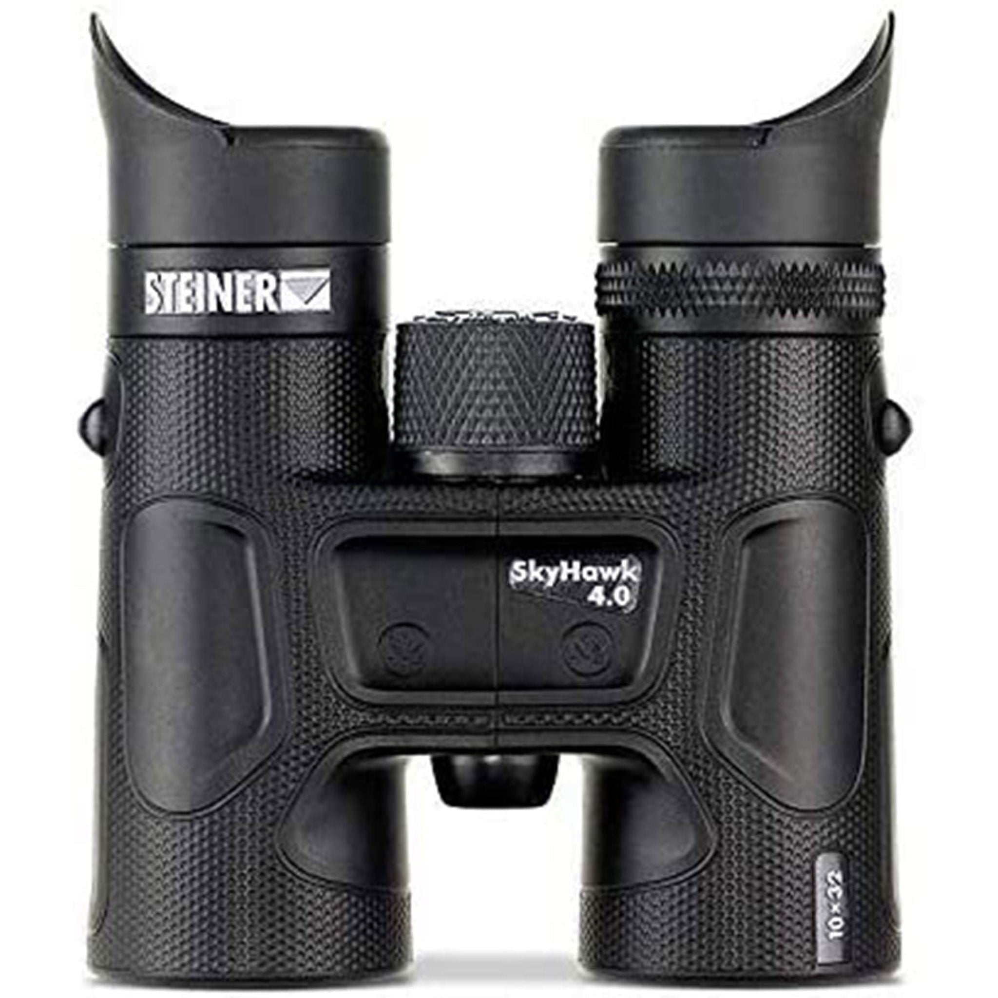 Steiner SkyHawk 4.0 10x32 Binoculars 23370900 Bundle with Padded Backpack, Floating Wrist Strap, and 6Ave Cleaning Kit Steiner