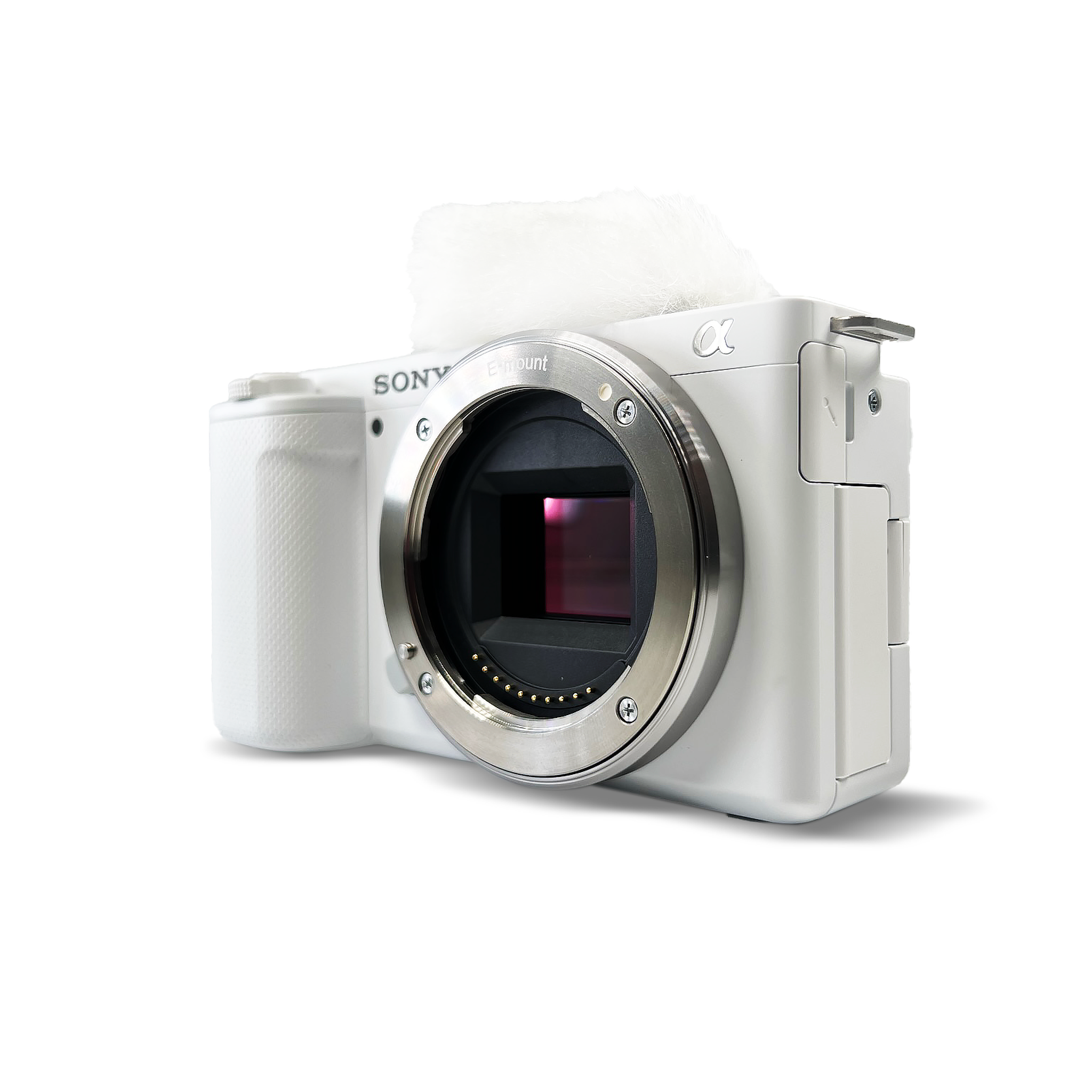 Sony Alpha ZV-E10 - APS-C Interchangeable Lens Mirrorless Vlog Camera - White Sony