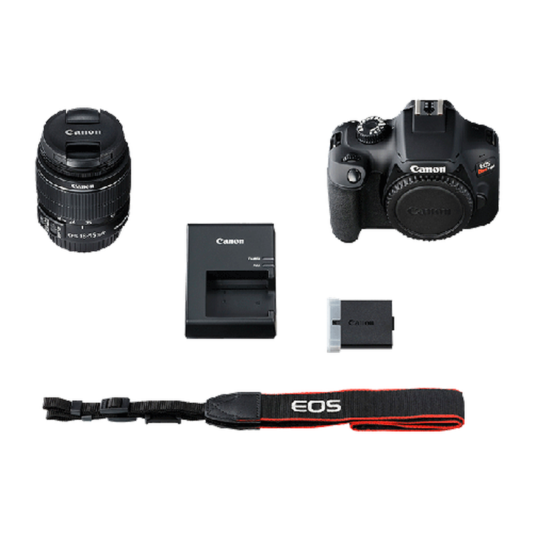 Canon EOS Rebel T100 / 4000D DSLR Camera with 18-55mm Lens + EF 75-300mm Video Bundle Canon