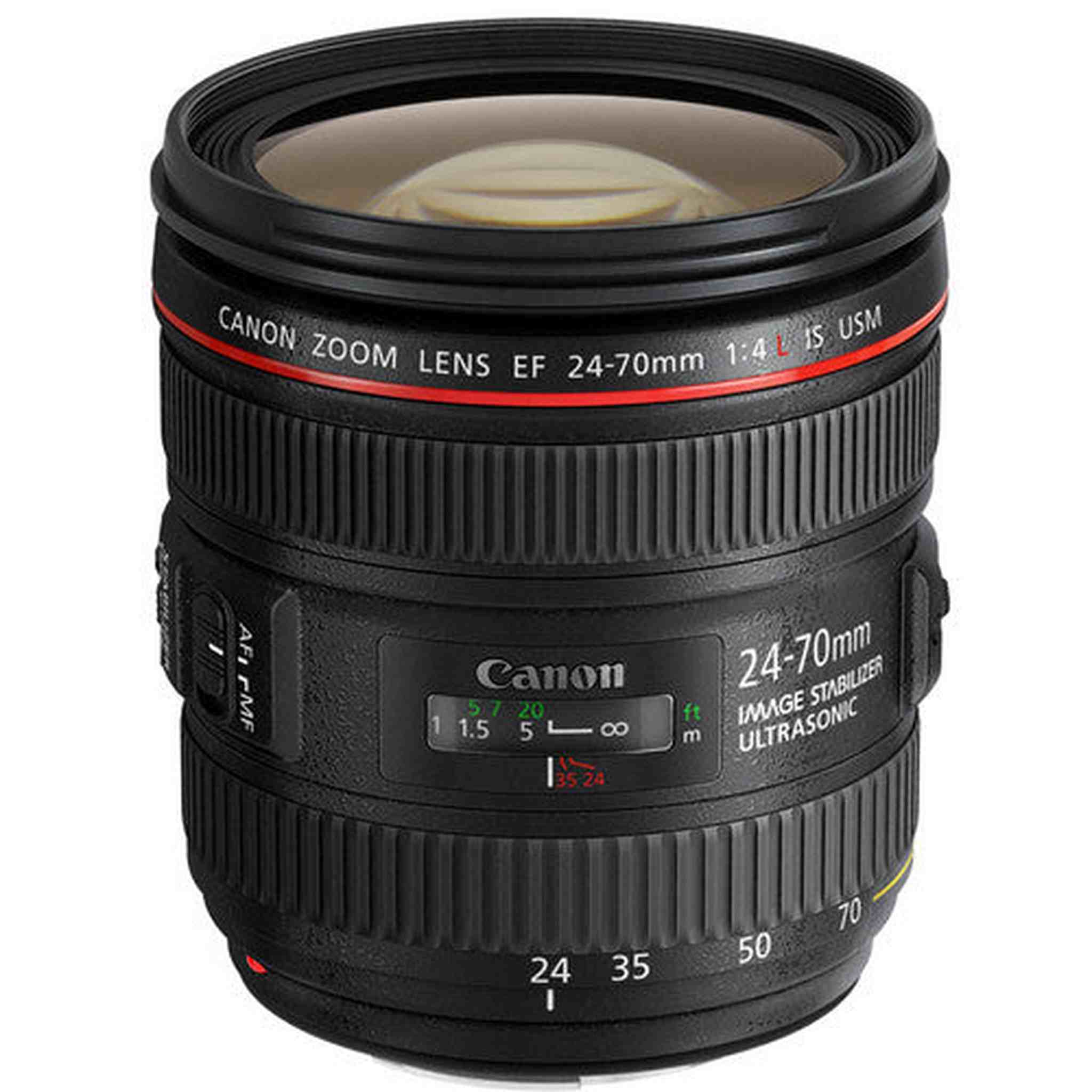 Canon EF 24-70mm f/4L IS USM Lens Intl Model with Cleaning Kit + Filter Set Canon