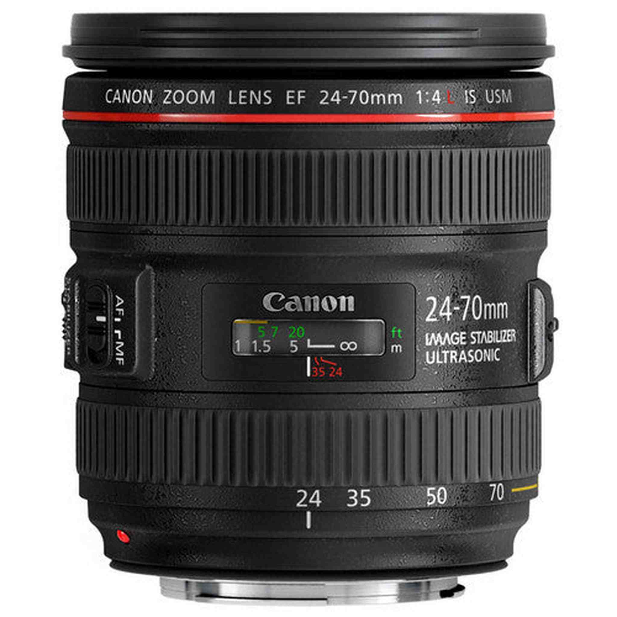 Canon EF 24-70mm f/4L IS USM Lens Intl Model with Cleaning Kit + Filter Set Canon