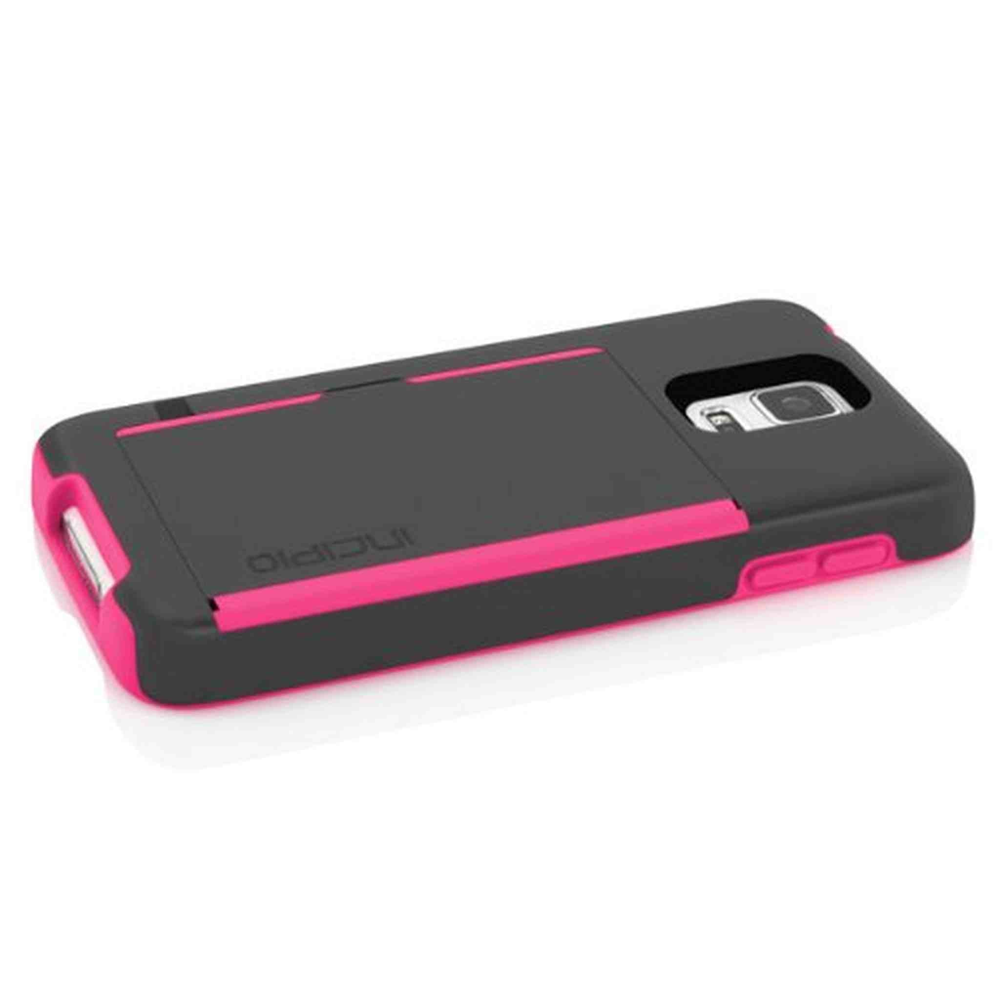 Incipio Stowaway for Samsung Galaxy S5 - Gray/Light Pink Incipio