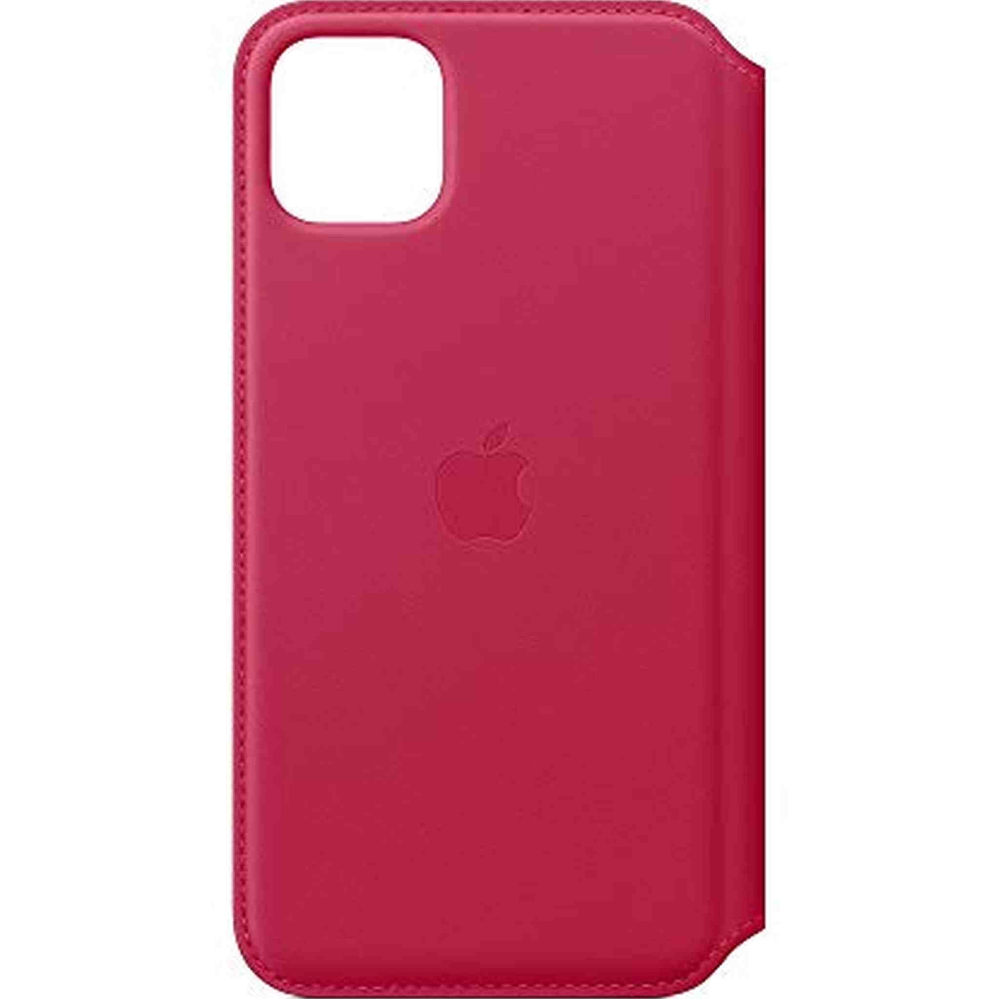 Apple Leather Folio for iPhone 11 Pro Max - Raspberry Apple