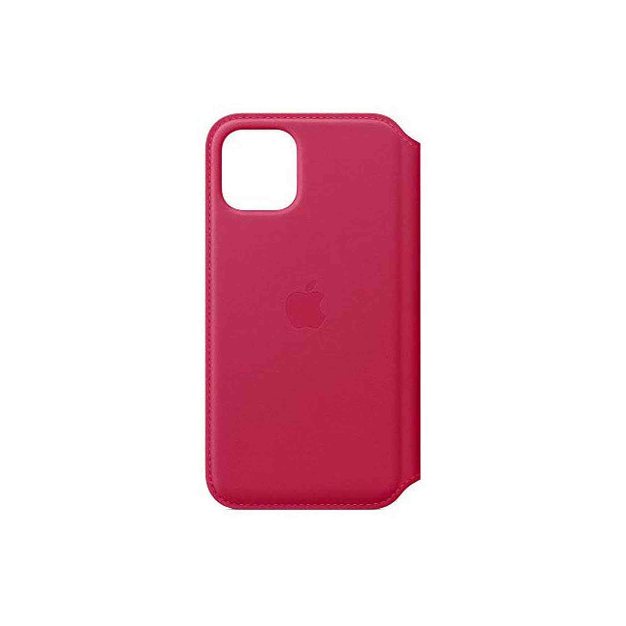 Apple Leather Folio for iPhone 11 Pro - Raspberry Apple