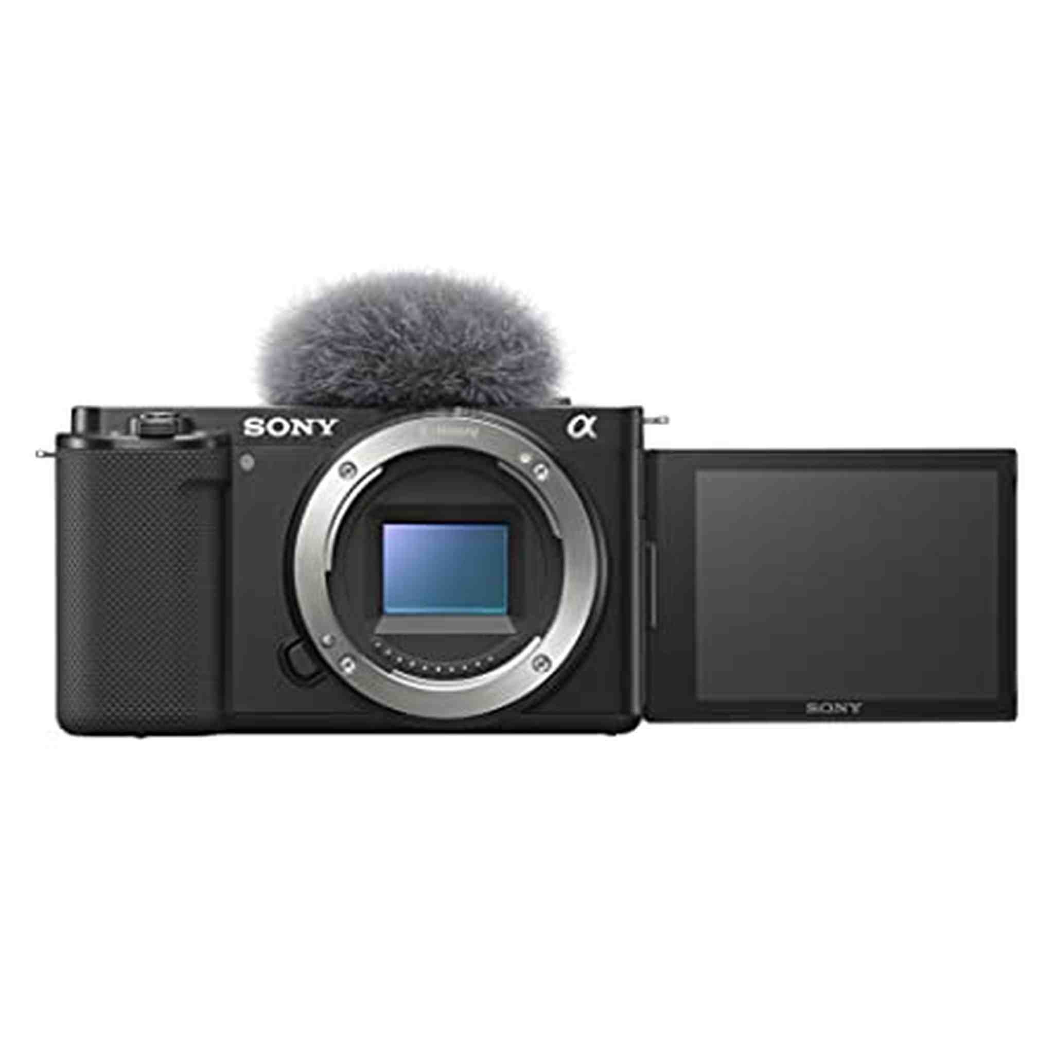 Sony Alpha ZV-E10 - APS-C Interchangeable Lens Mirrorless Vlog Camera - Black Sony