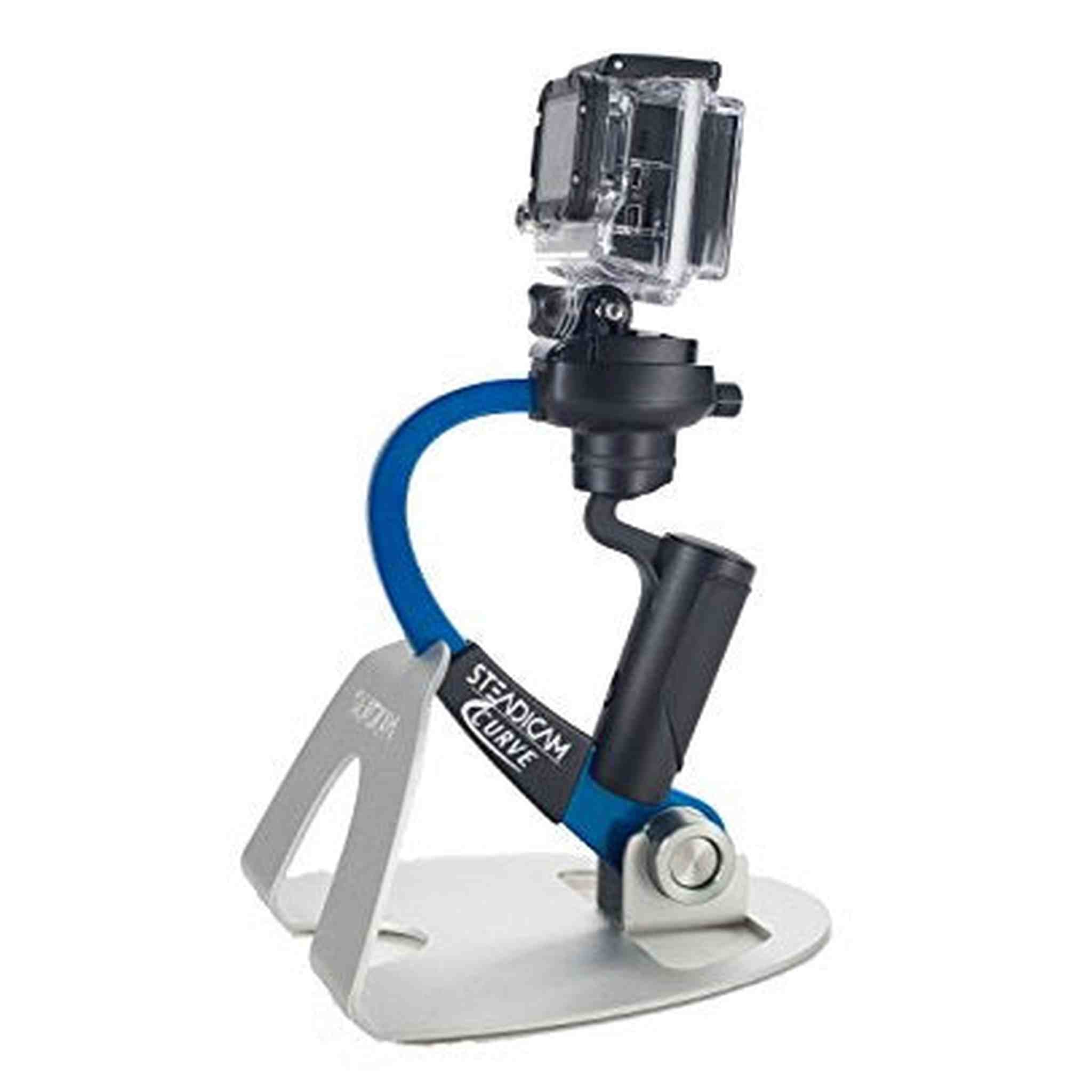 Steadicam CURVE-BK Handheld Video Stabilizer and grip for GoPro Hero Cameras 3, 4 Black & Hero 5 Blue SteadiCam