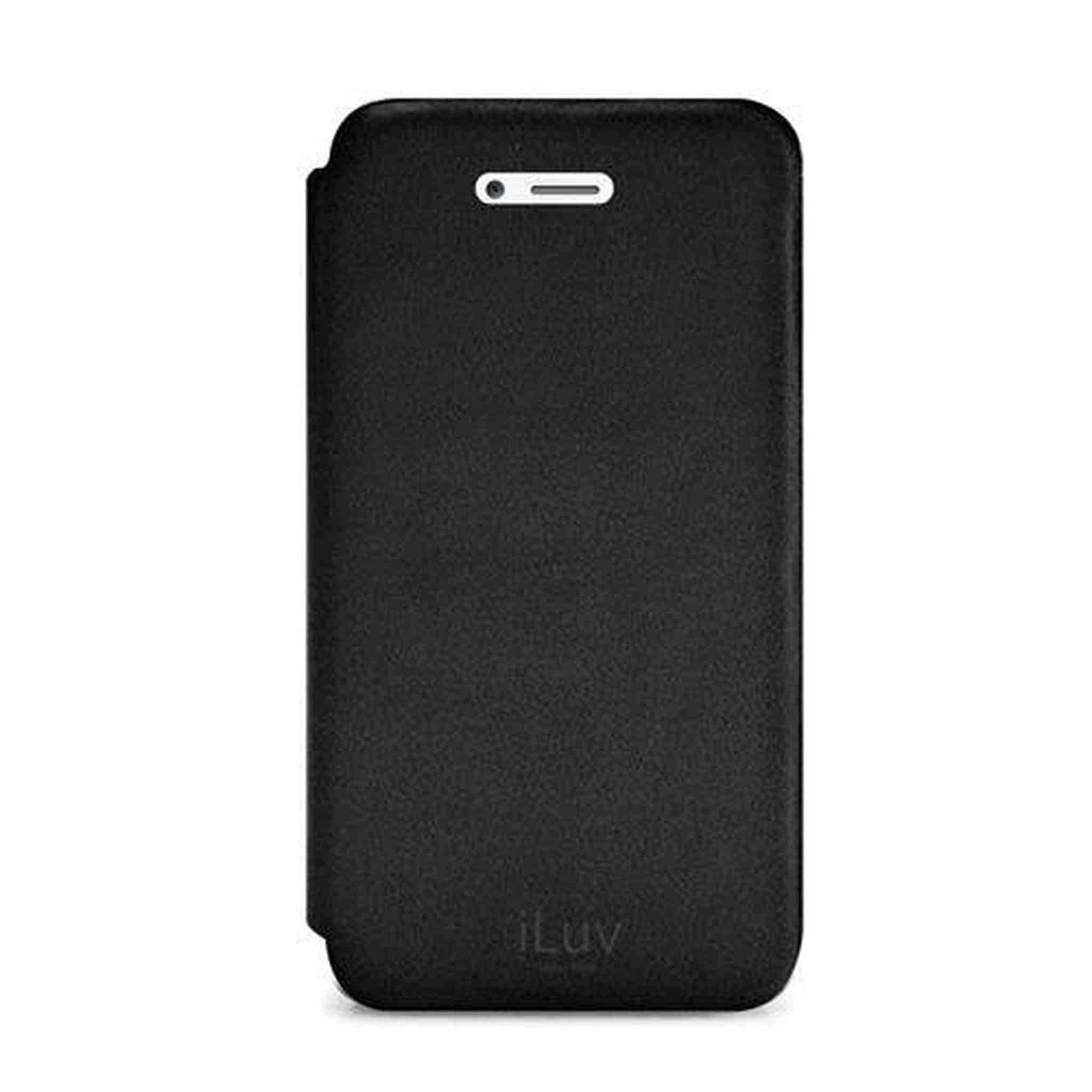 iLuv ICA7J346BLK Pocket Agent Premium Appointed Leather for Apple iPhone 5 - 1 Pack - Retail Packaging - Black iLuv