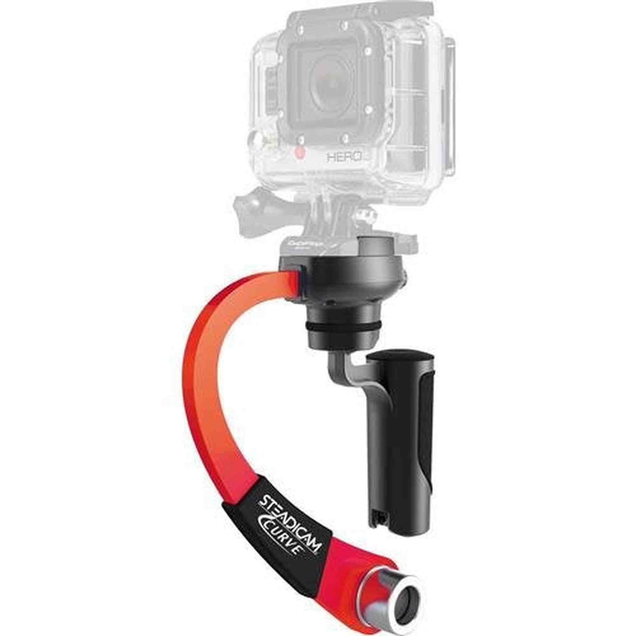 Steadicam CURVE-BK Handheld Video Stabilizer and grip for GoPro Hero Cameras 3, 4 Black & Hero 5 Blue SteadiCam