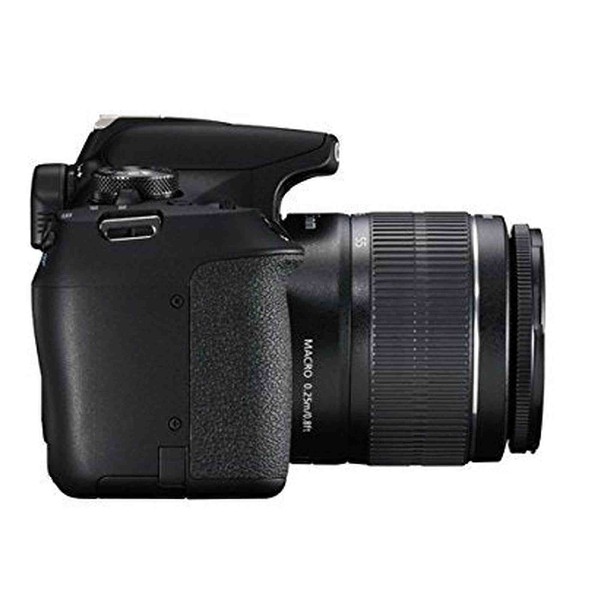 Canon EOS 2000D DSLR Camera & EF-S 18-55 mm f/3.5-5.6 IS II Lens: Black - Reader & Card Wallet - Hand Strap - 64GB - SOFT CASE Canon