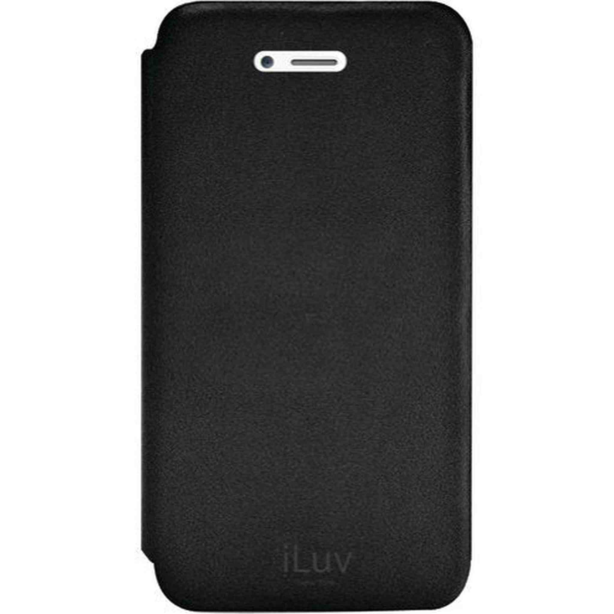 iLuv ICA7J346BLK Pocket Agent Premium Appointed Leather for Apple iPhone 5 - 1 Pack - Retail Packaging - Black iLuv