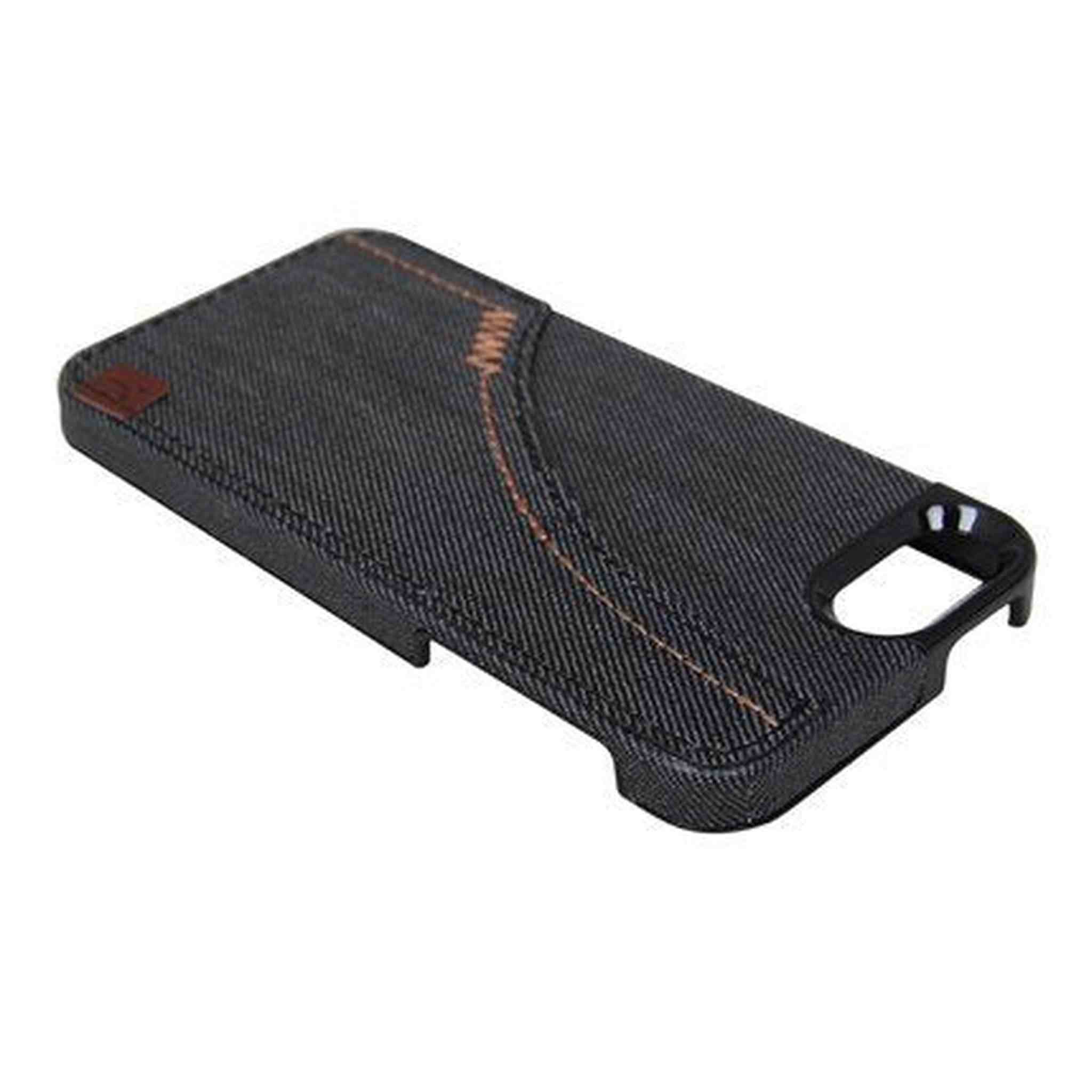 The Joy Factory Denim Premium Denim Hardshell Case with Pocket for iPhone5/5S, CSD111 Smoke The Joy Factory