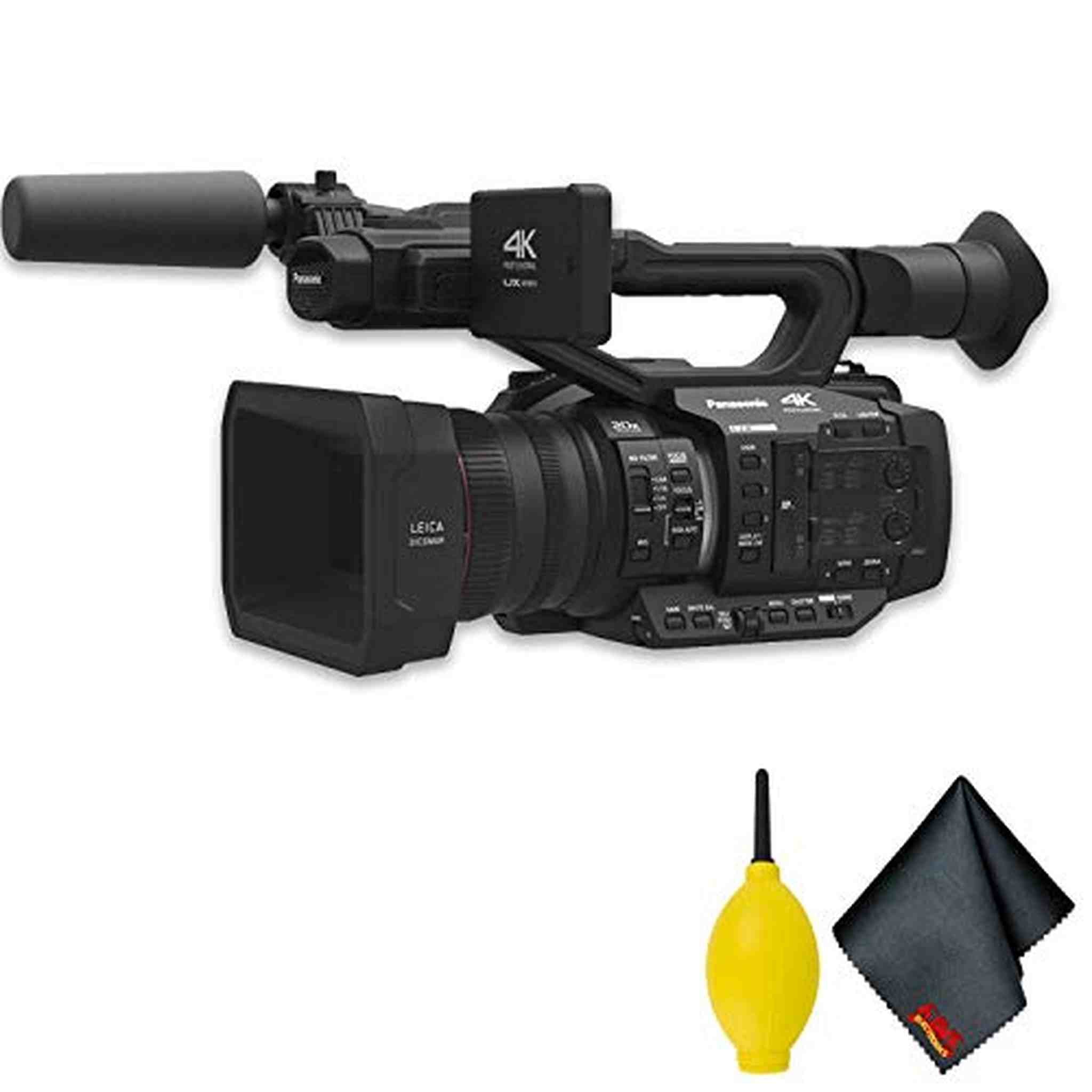 Panasonic AG-UX180 4K Premium Professional Camcorder Basic Accessory Bundle Panasonic