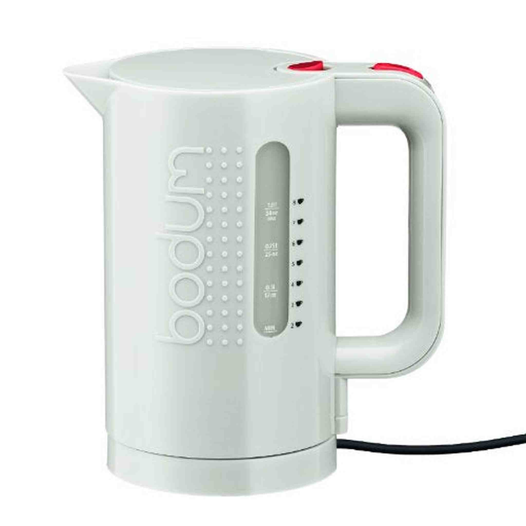 Bodum 11452-913US Bistro Electric Water Kettle, 34 Ounce, White Bodum