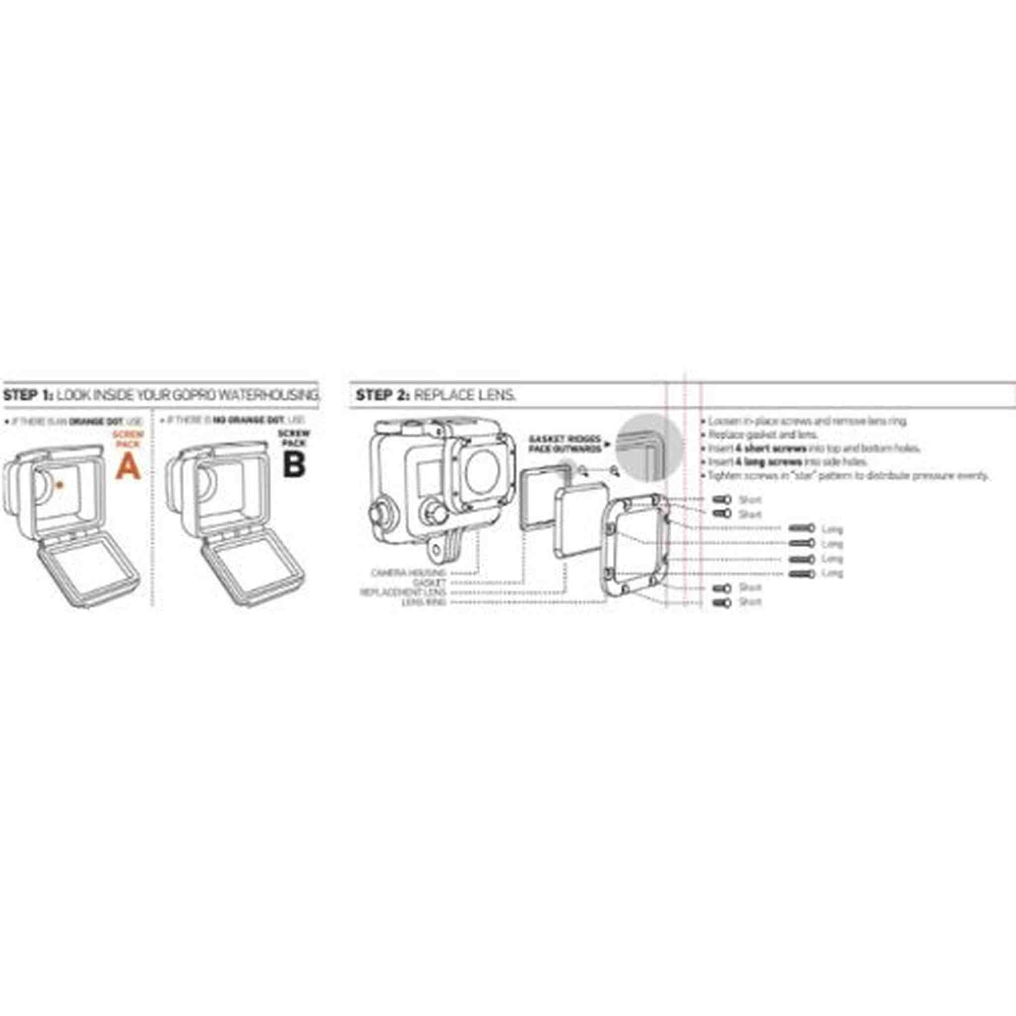 GoPro Lens Replacement Kit for Hero3 GoPro