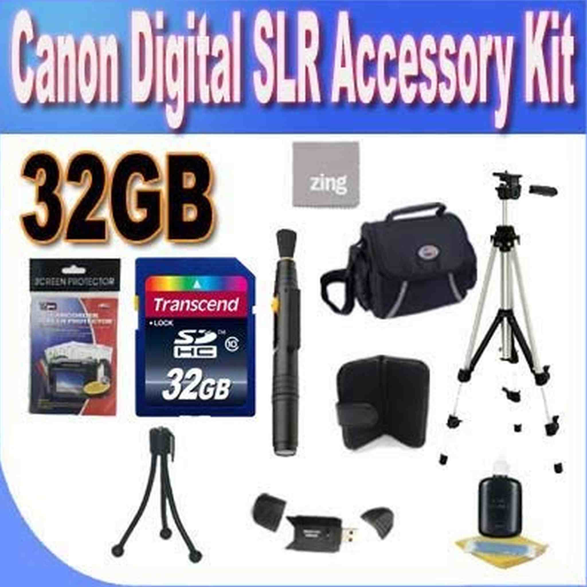 Digital SLR Camera 32GB SDHC Deluxe Accessory Saver Kit. 6th Ave Electronics