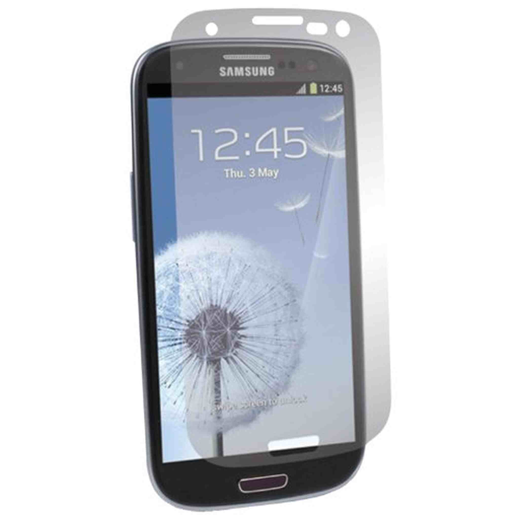 BodyGuardz BZ-USG3-0412F UltraTough Optically Clear Screen Protectors with Anti-Microbial-Gel/Dry Apply for Samsung Galaxy S3 III / S3 - 2 Pack BodyGuardz