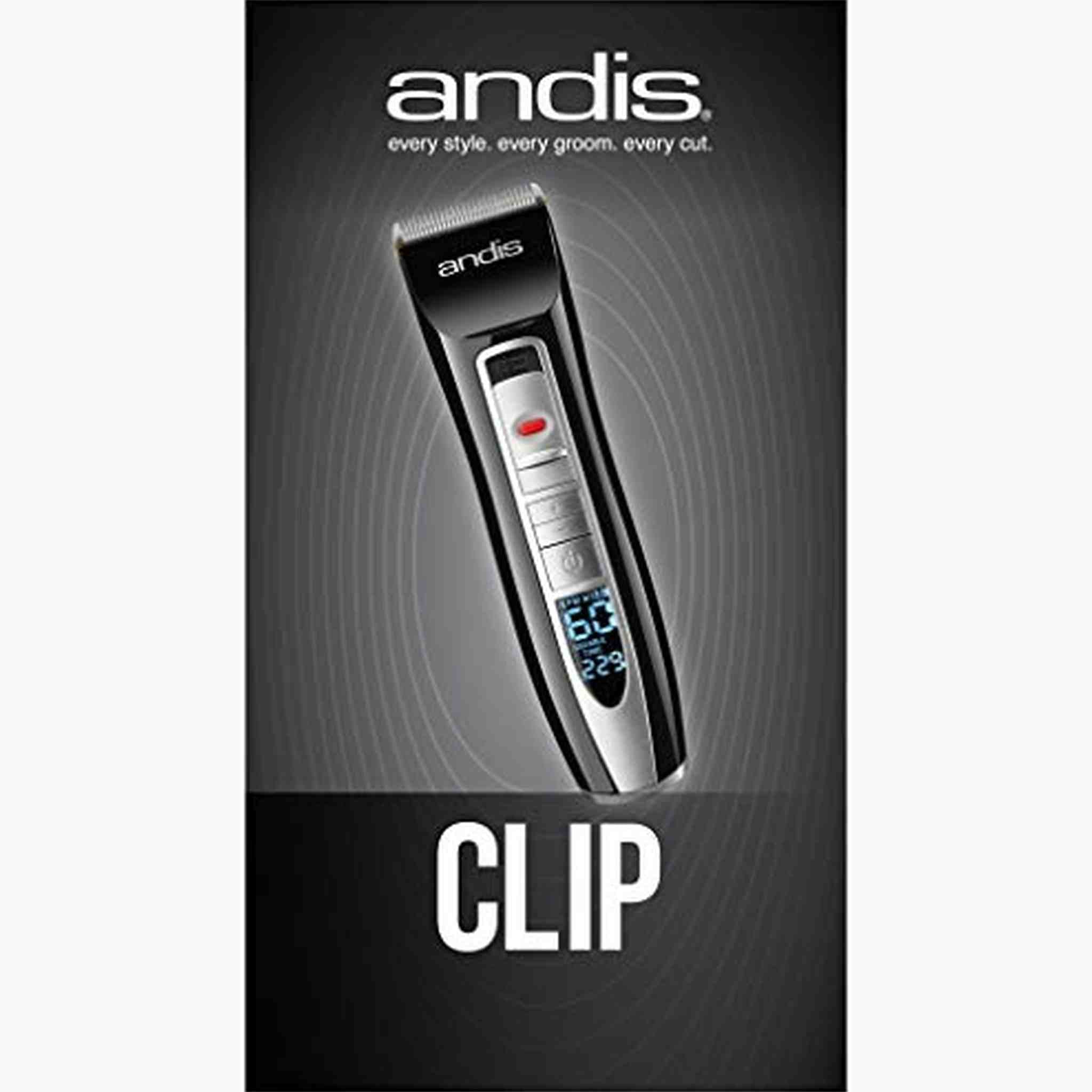 Andis 24440 Select Cut 5-Speed Adjustable Blade Cord/Cordless Clipper Kit, 10pc, Black Andis