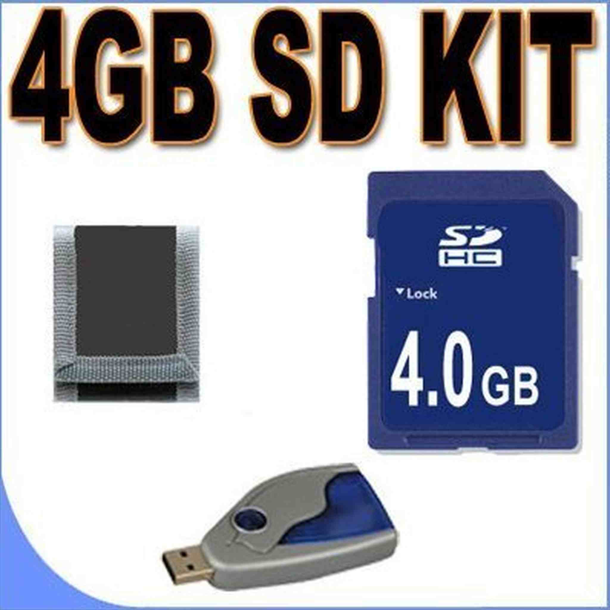 4GB SD/HC Memory Card Secure Digital BigVALUEInc Accessory Saver Bundle for Panasonic Cameras BVI