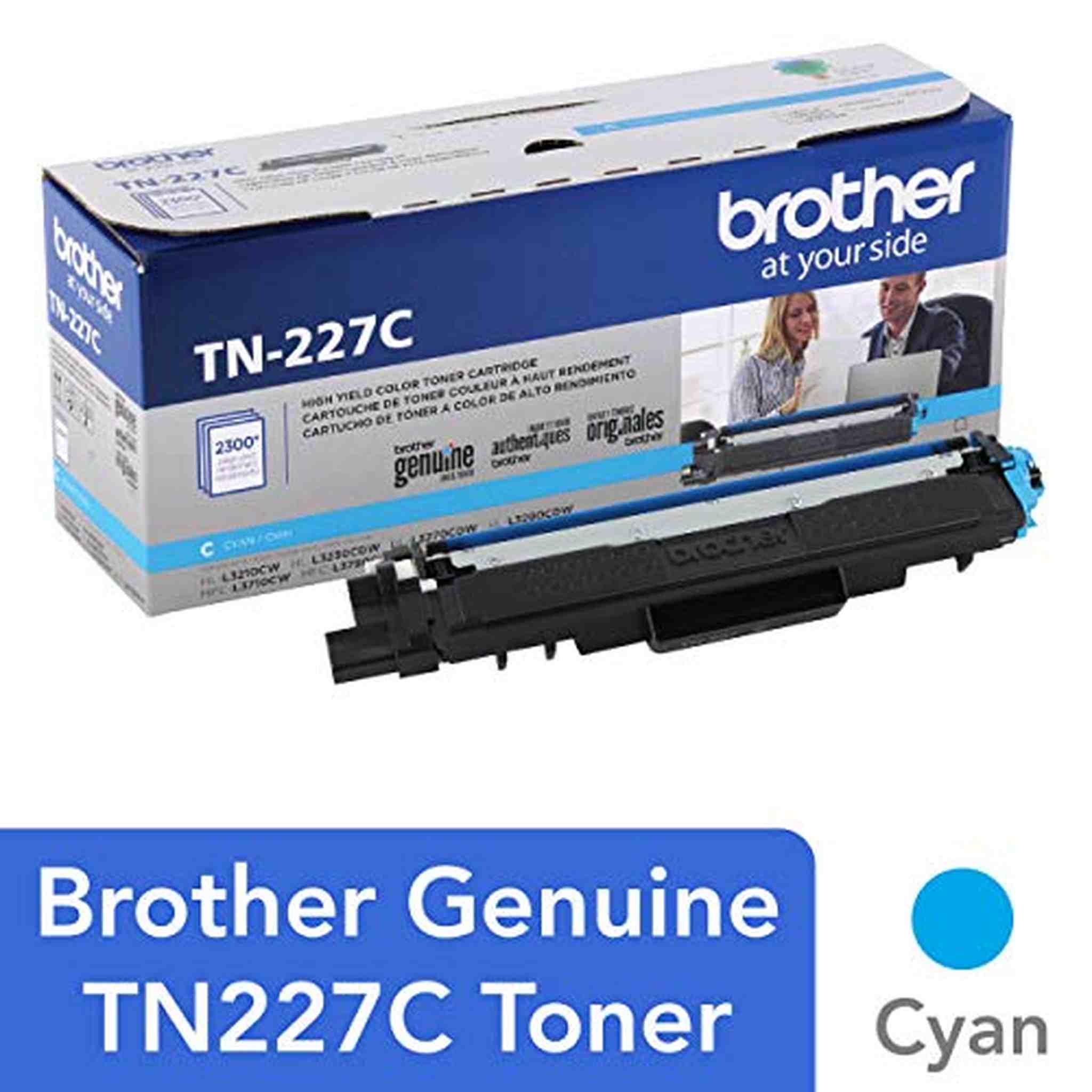 Brother TN227C High-Yield Toner Cartridge - Cyan Brother