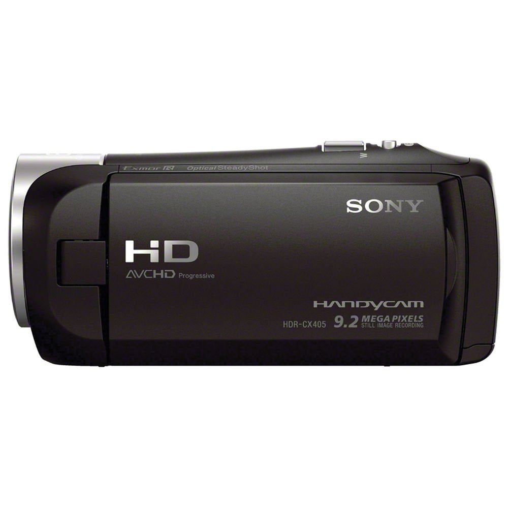 Sony HDR-CX405 HD Handycam with Memory Card Kit and Cleaning Kit Sony