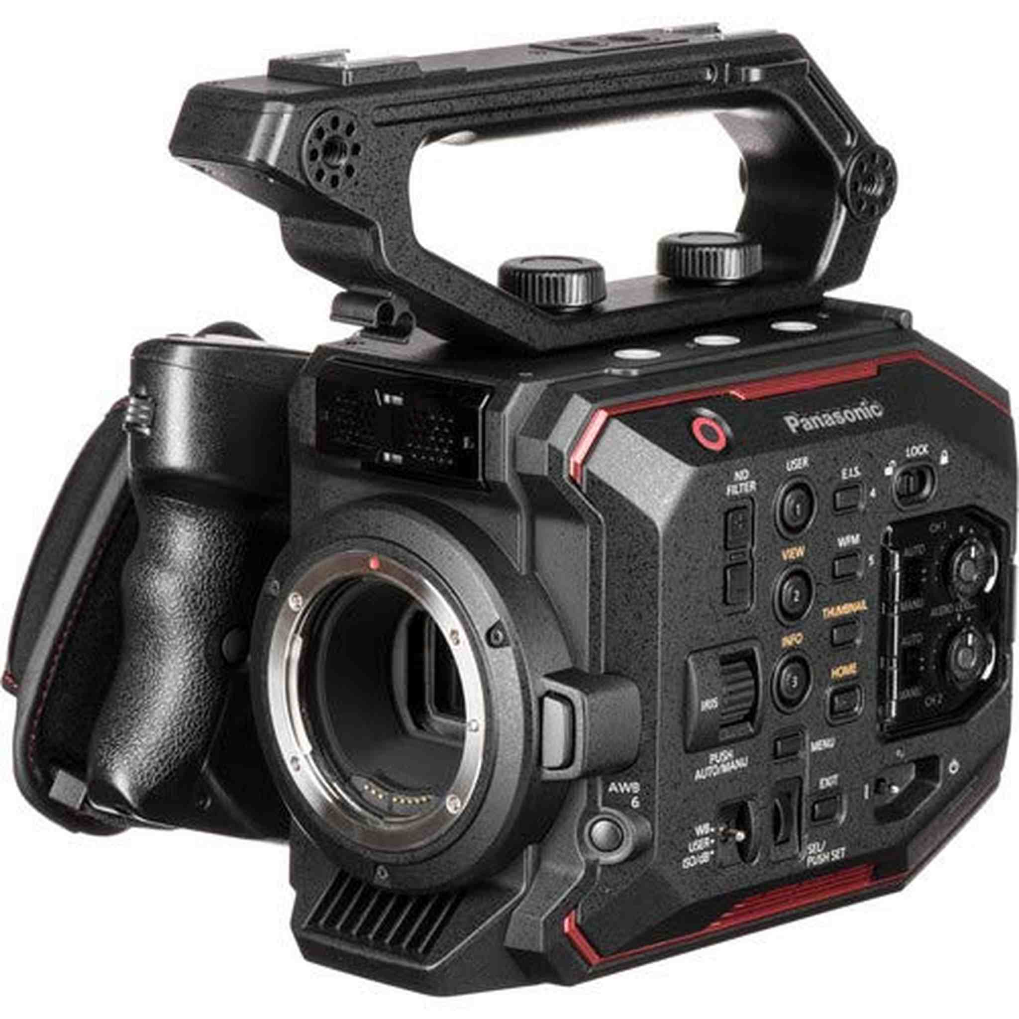 Panasonic AU-EVA1 Compact 5.7K Super 35mm Cinema Camera W/ 256GB Memory Card, Cleaning Set and More. Panasonic