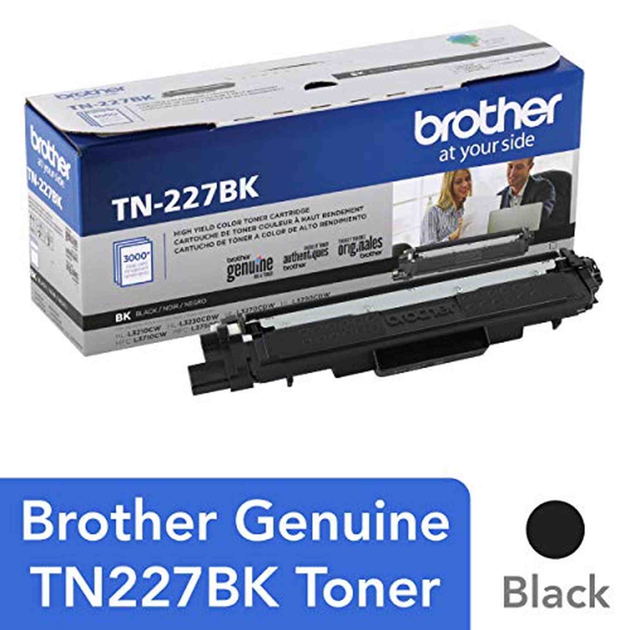 Brother TN227BK High-Yield Toner Cartridge - Black Brother