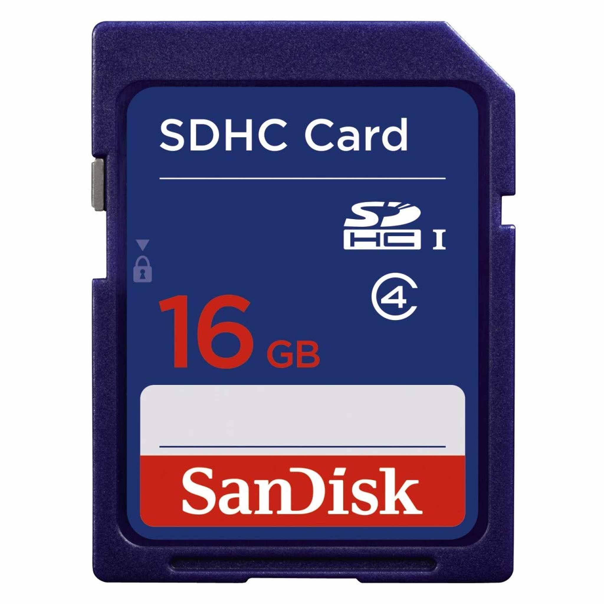 SanDisk SDSDB016GB35M SDHC 16GB Blister Pkg 3x5 Class 4 SanDisk