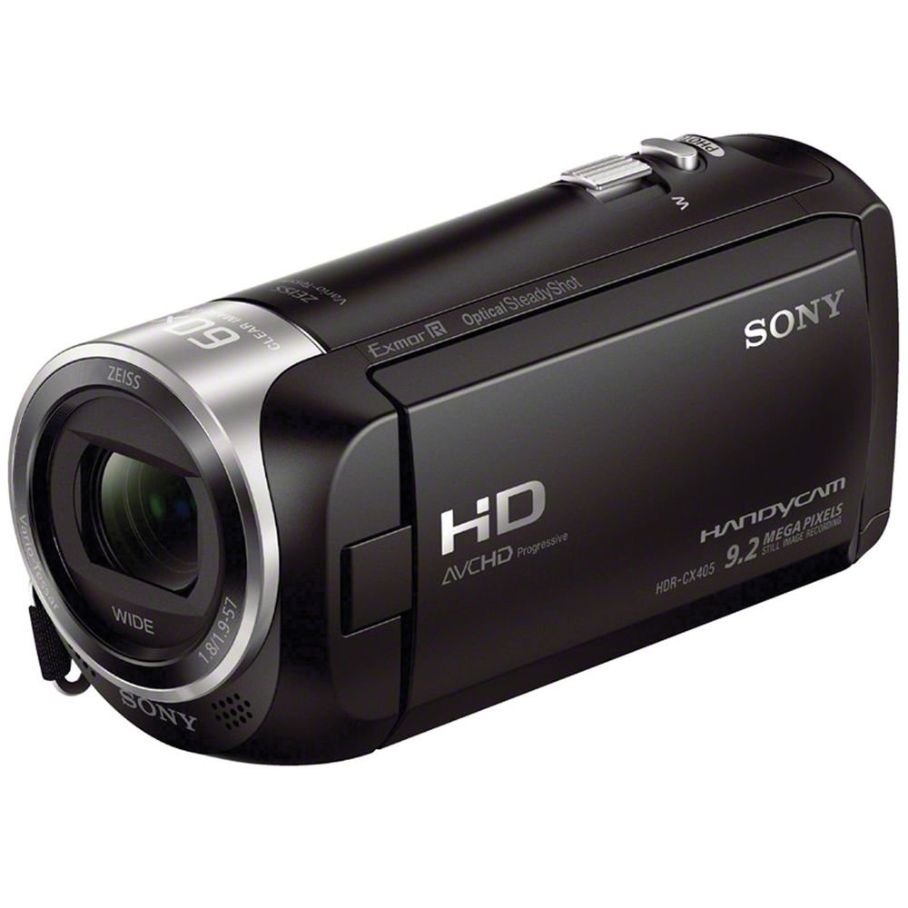 Sony HDR-CX405 HD Handycam with Memory Card Kit and Cleaning Kit Sony