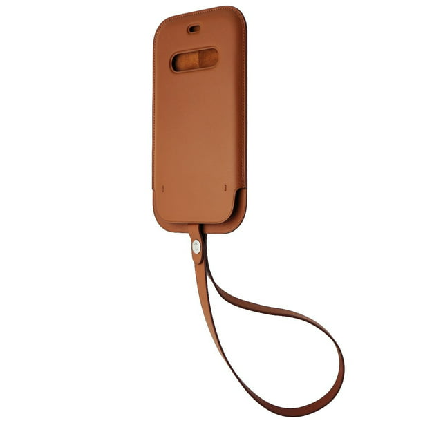 Apple iPhone 12 Mini Leather Sleeve with MagSafe - Saddle Brown Apple