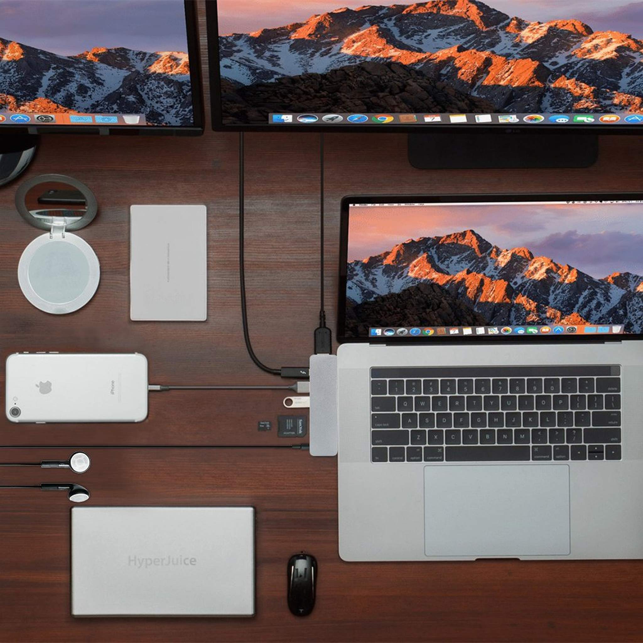 Hyperdrive Solo 7-in-1 USB-C Hub Gray Hyper