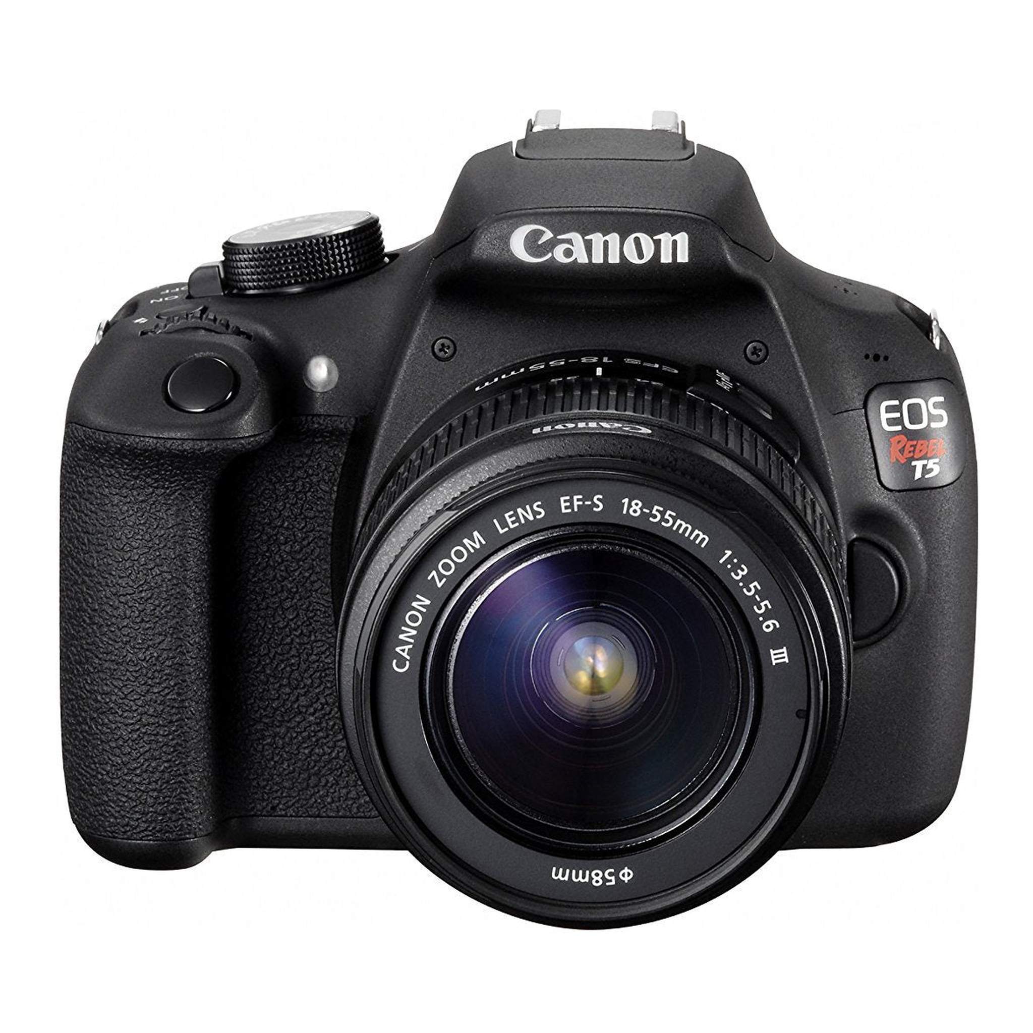 Canon EOS Rebel T5 18.0MP Camera with EF-S 18-55mm III Kit International Model No Warranty Canon