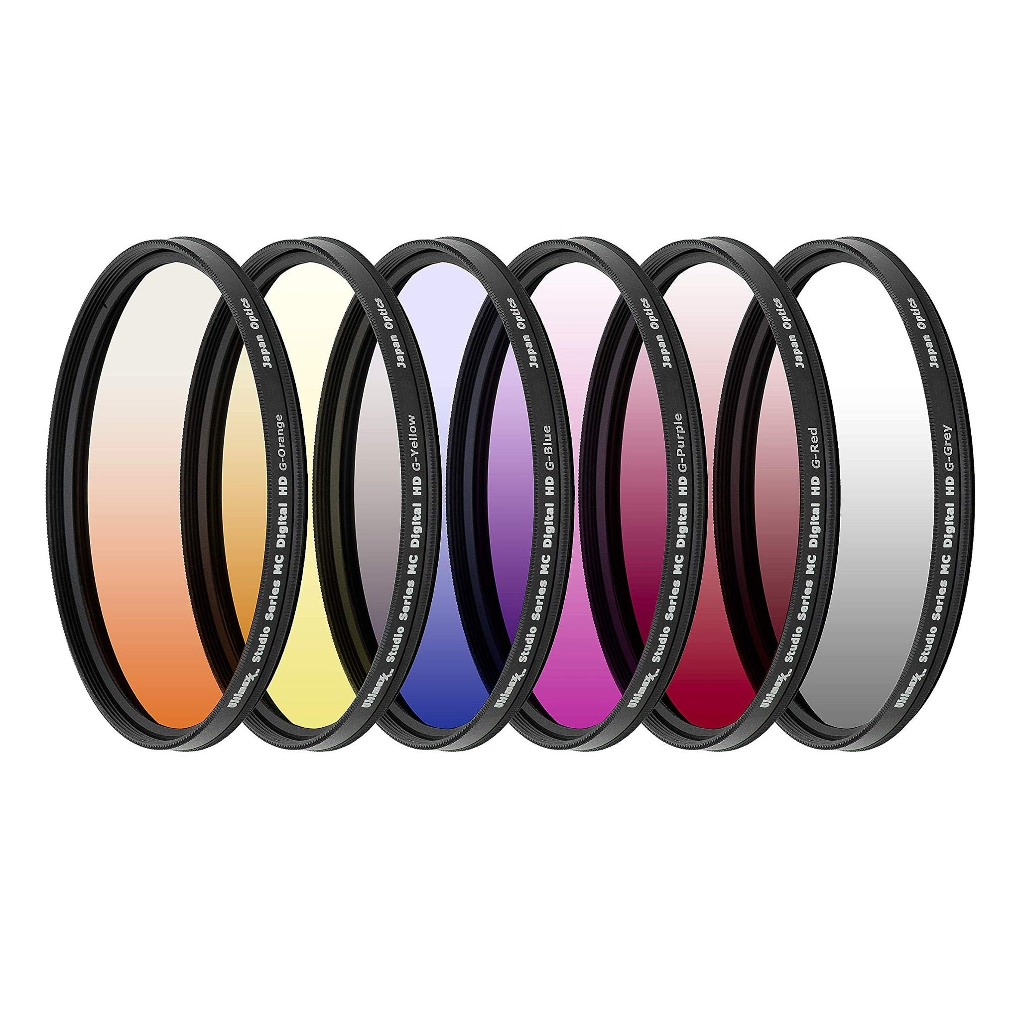 Ultimaxx 6 Piece Professional Gradual Color Filter Kit 62MM Ultimaxx