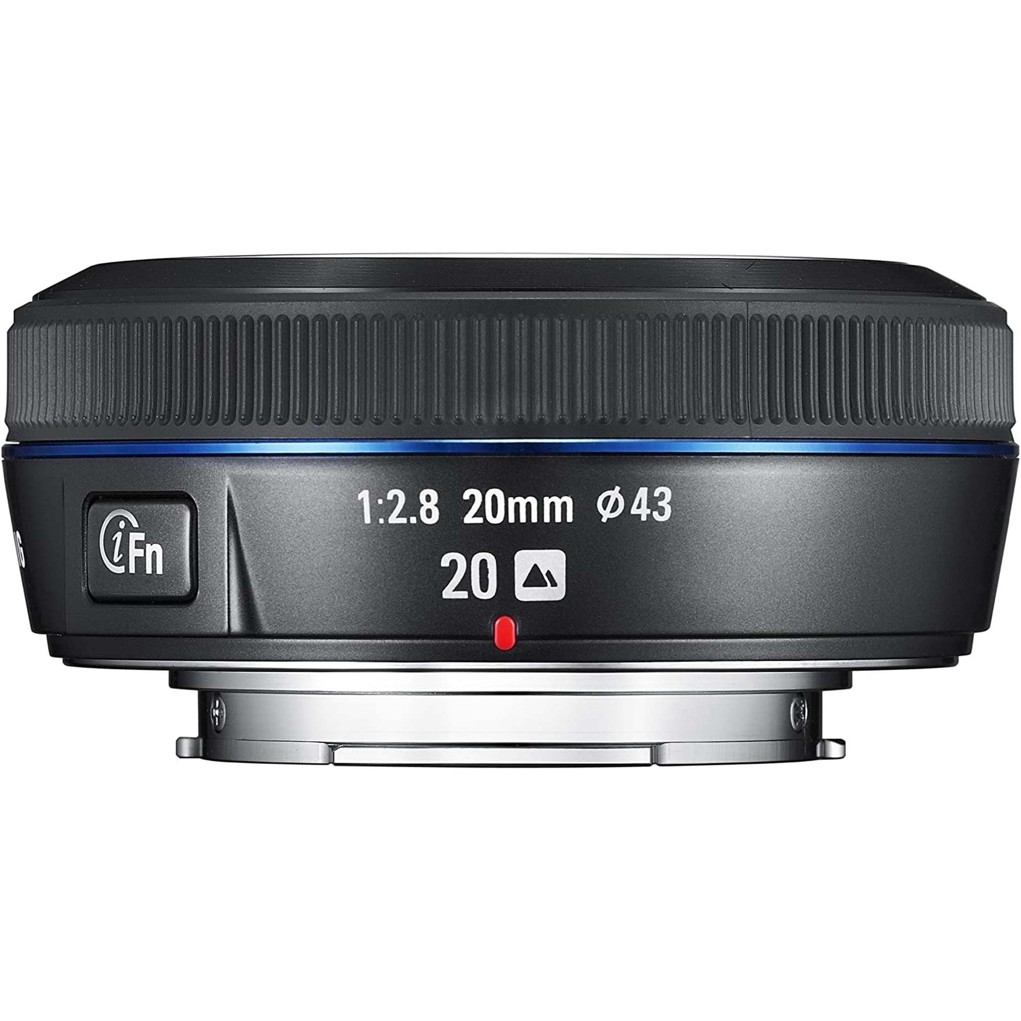 Samsung 20mm F/2.8 Wide Angle Lens For Samsung NX Cameras Black EX-W20NB Samsung