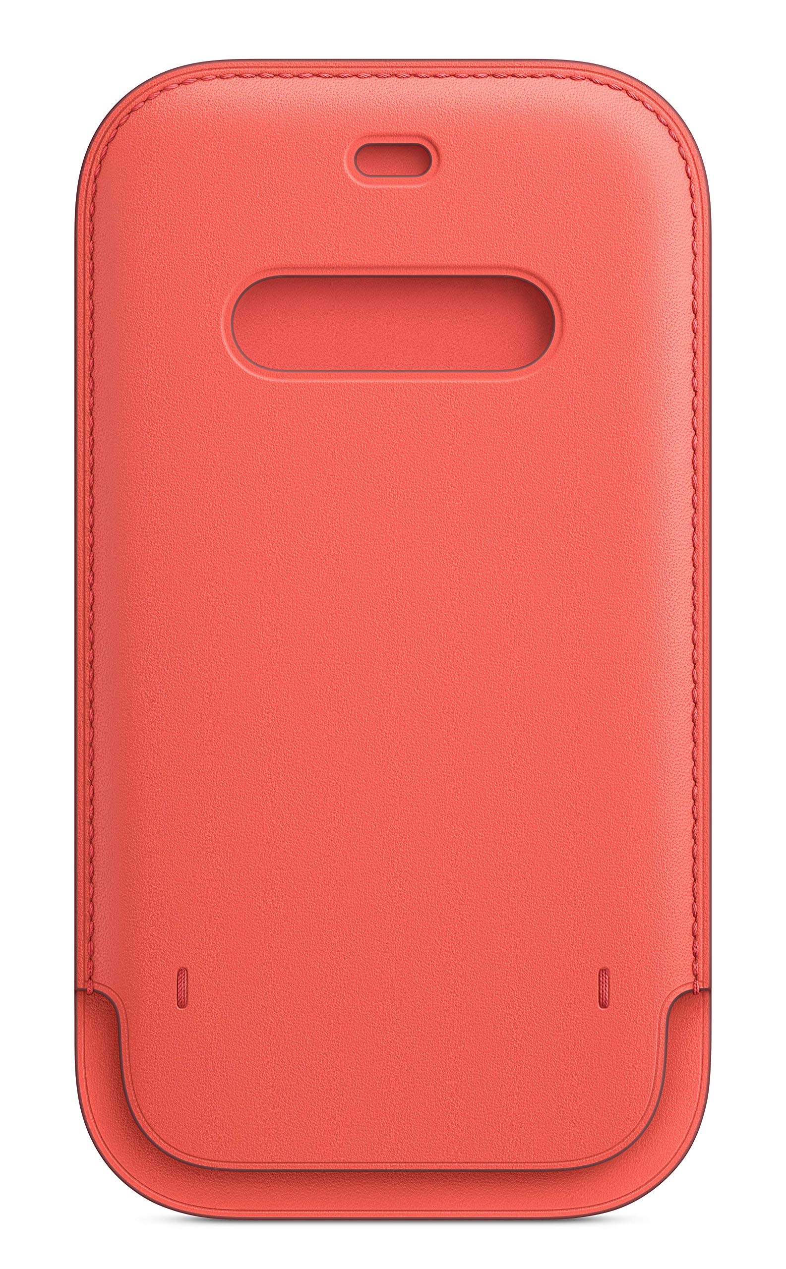 Apple iPhone 12 and 12 Pro Leather Sleeve with MagSafe - Pink Citrus Apple