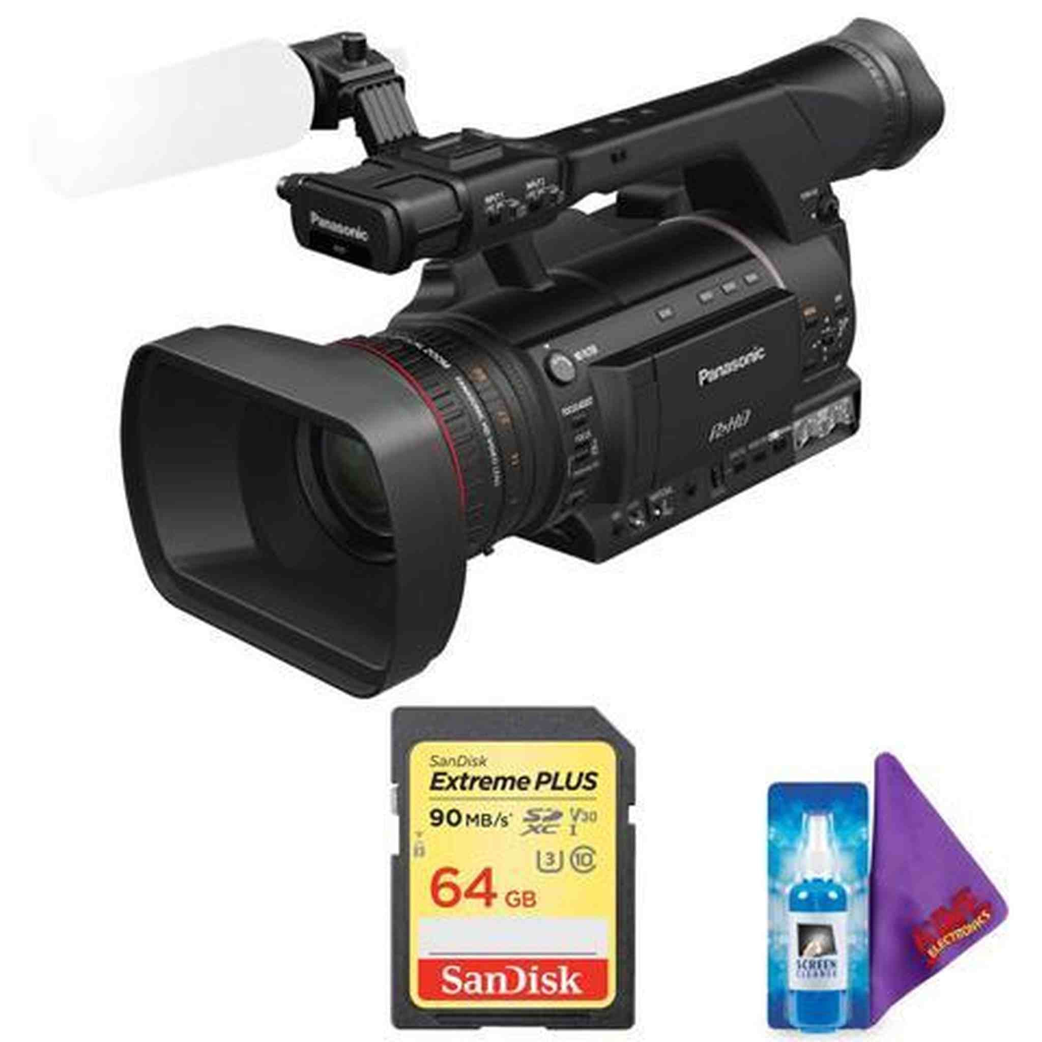 Panasonic AG-HPX250 P2 HD Handheld Camcorder + Pro Memory Card Panasonic