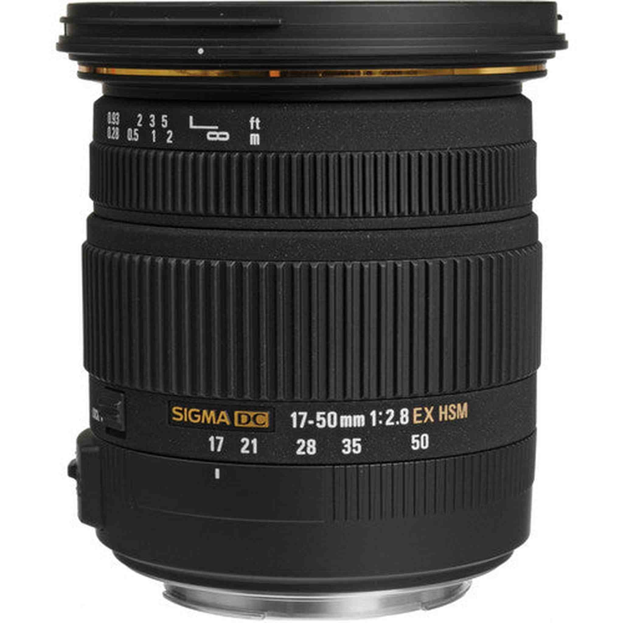 Sigma 17-50mm f/2.8 EX DC OS HSM Lens for Canon EF With Accessories Sigma