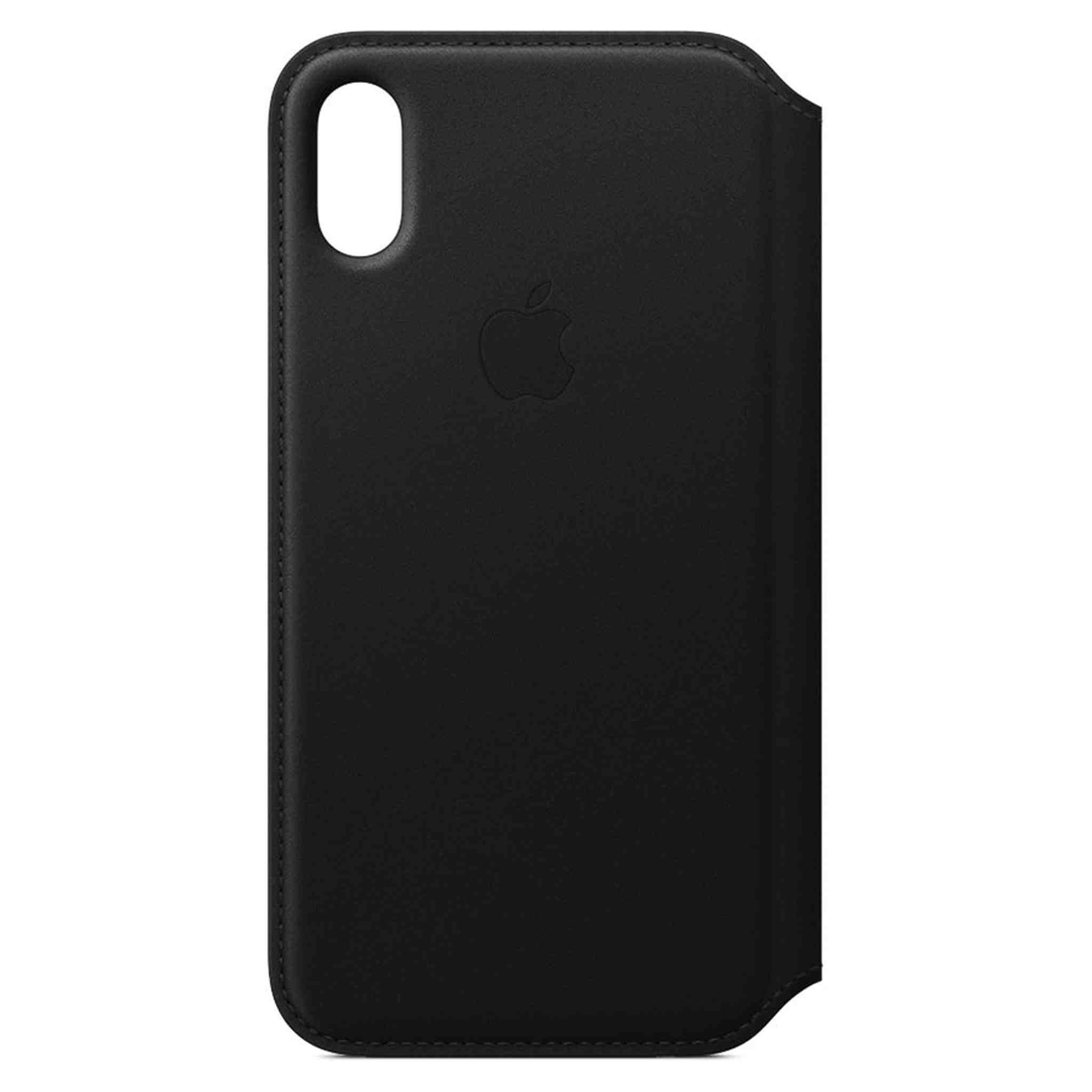 Apple Leather Folio for iPhone X - Black Apple