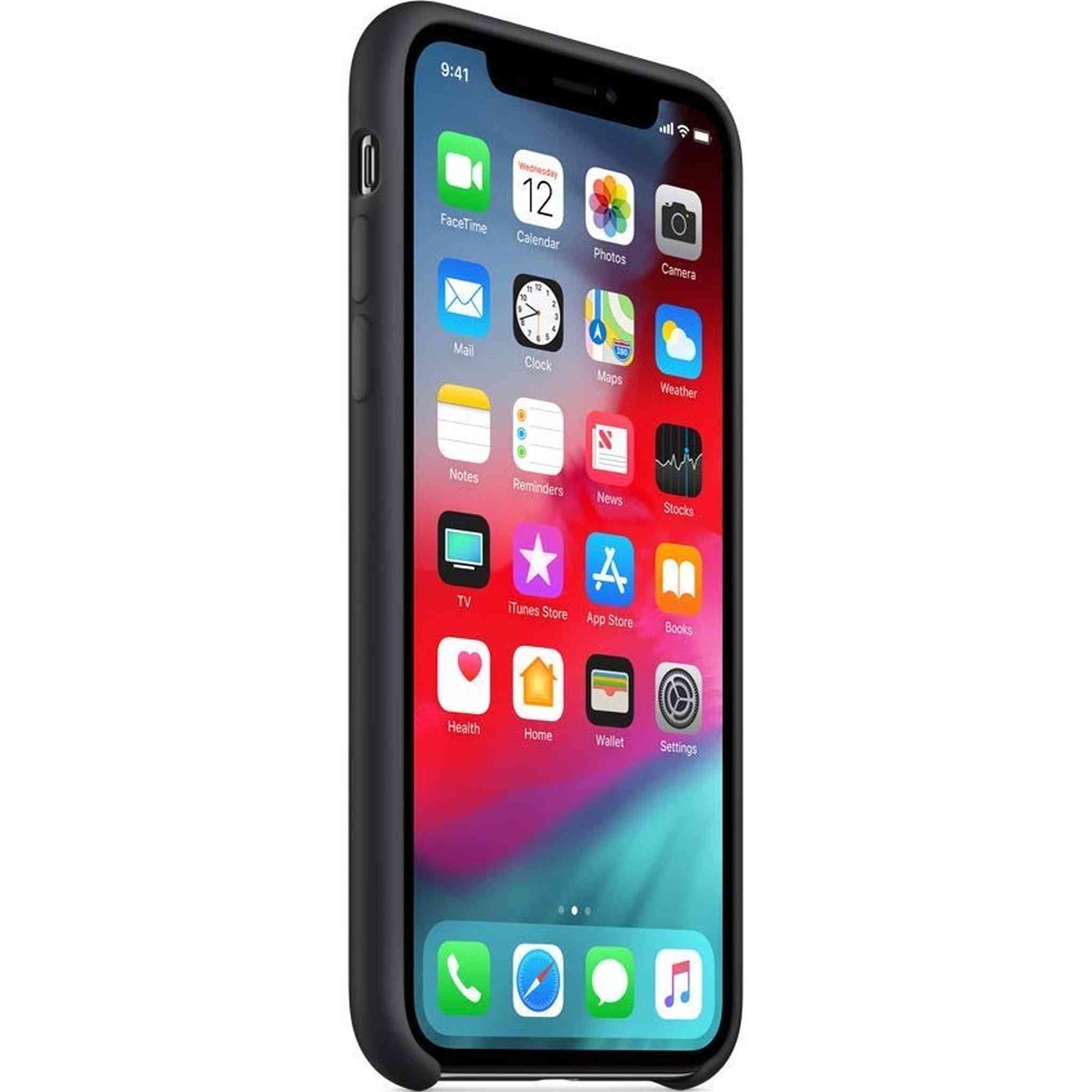 Apple Silicone Case for iPhone X - Black Apple