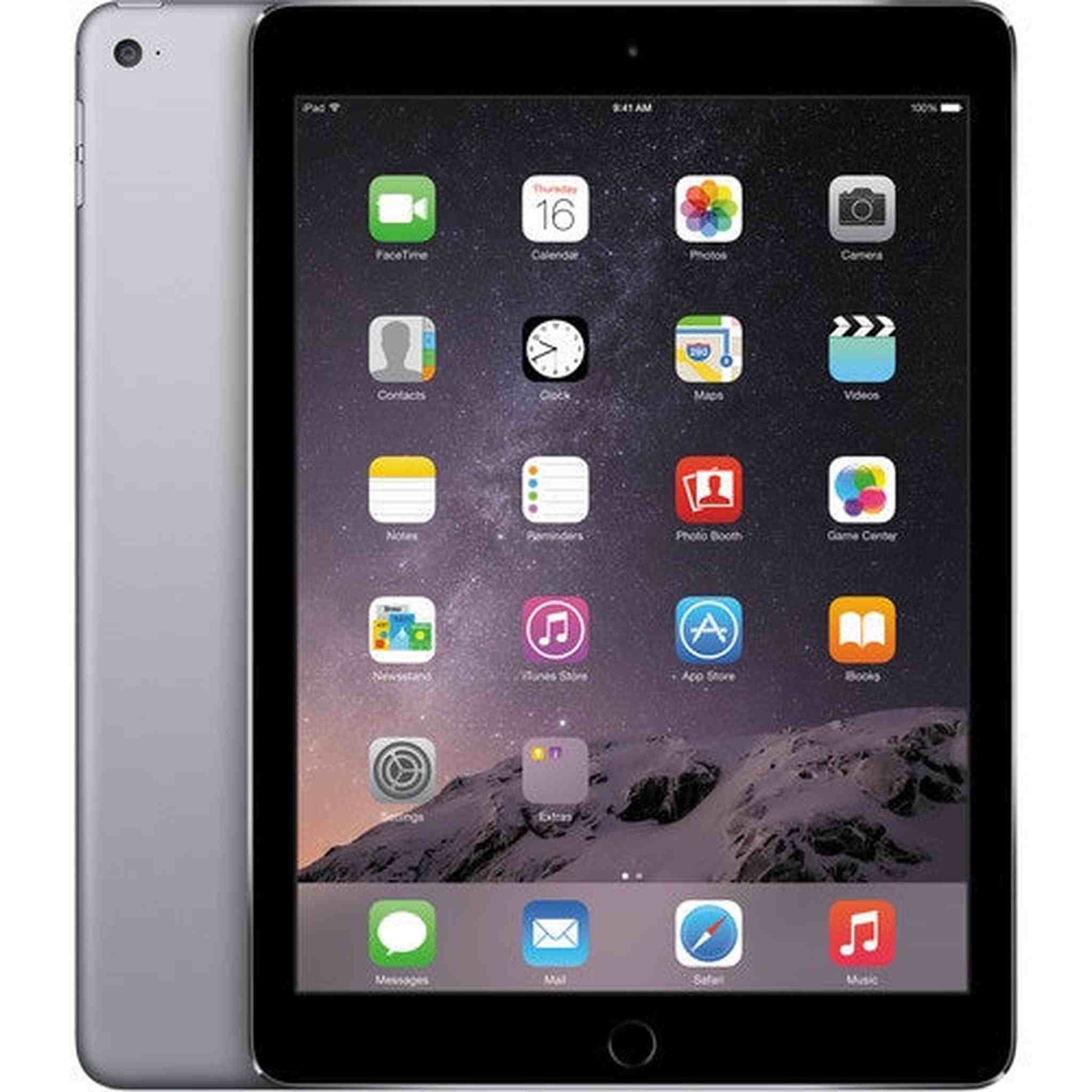 Apple iPad Air 2 MGTX2LL/A 9.7-inches 128 GB Tablet Space Gray Apple