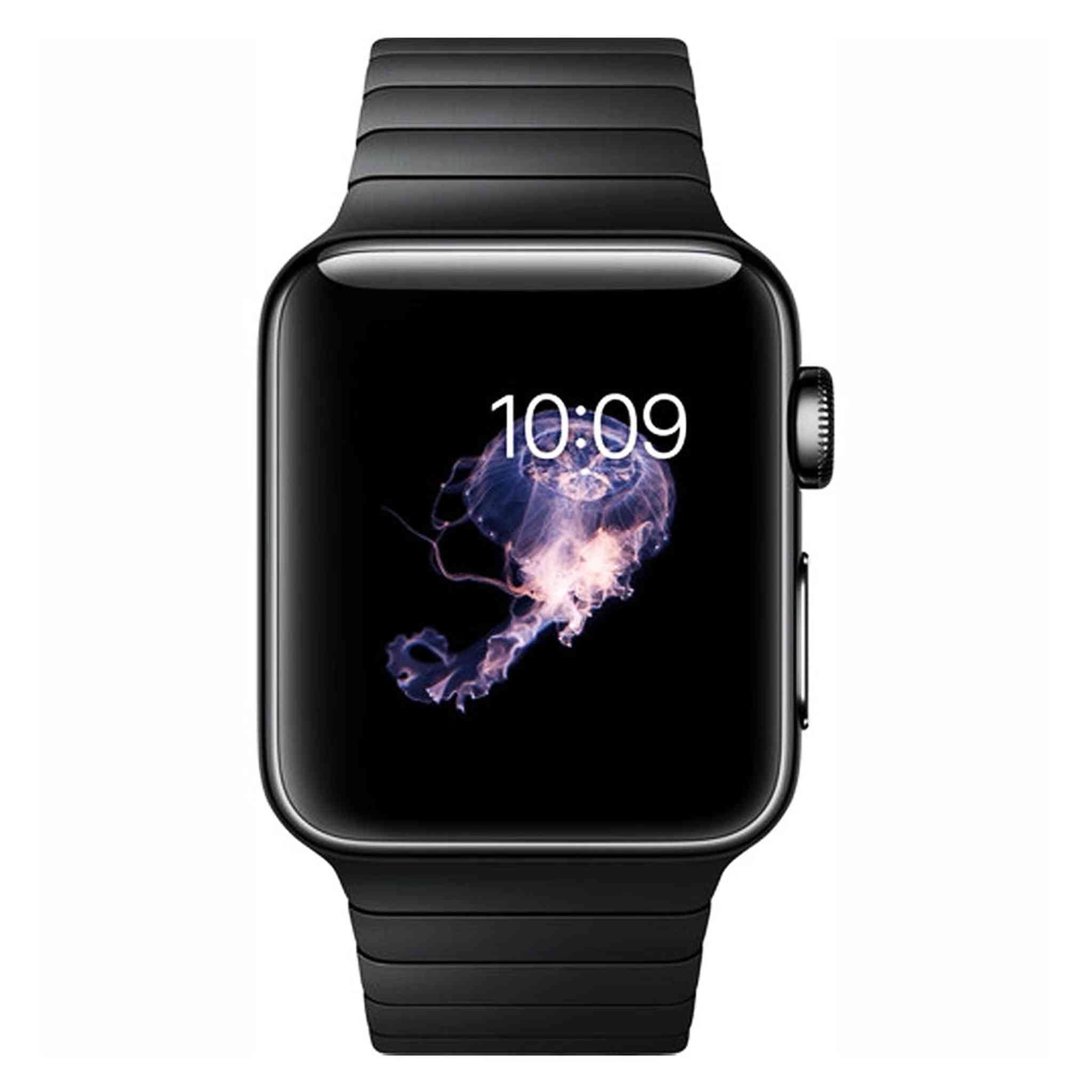 Apple Watch Series 2 38mm Smartwatch Space Black Stainless Steel Case, Space Black Link Band Apple