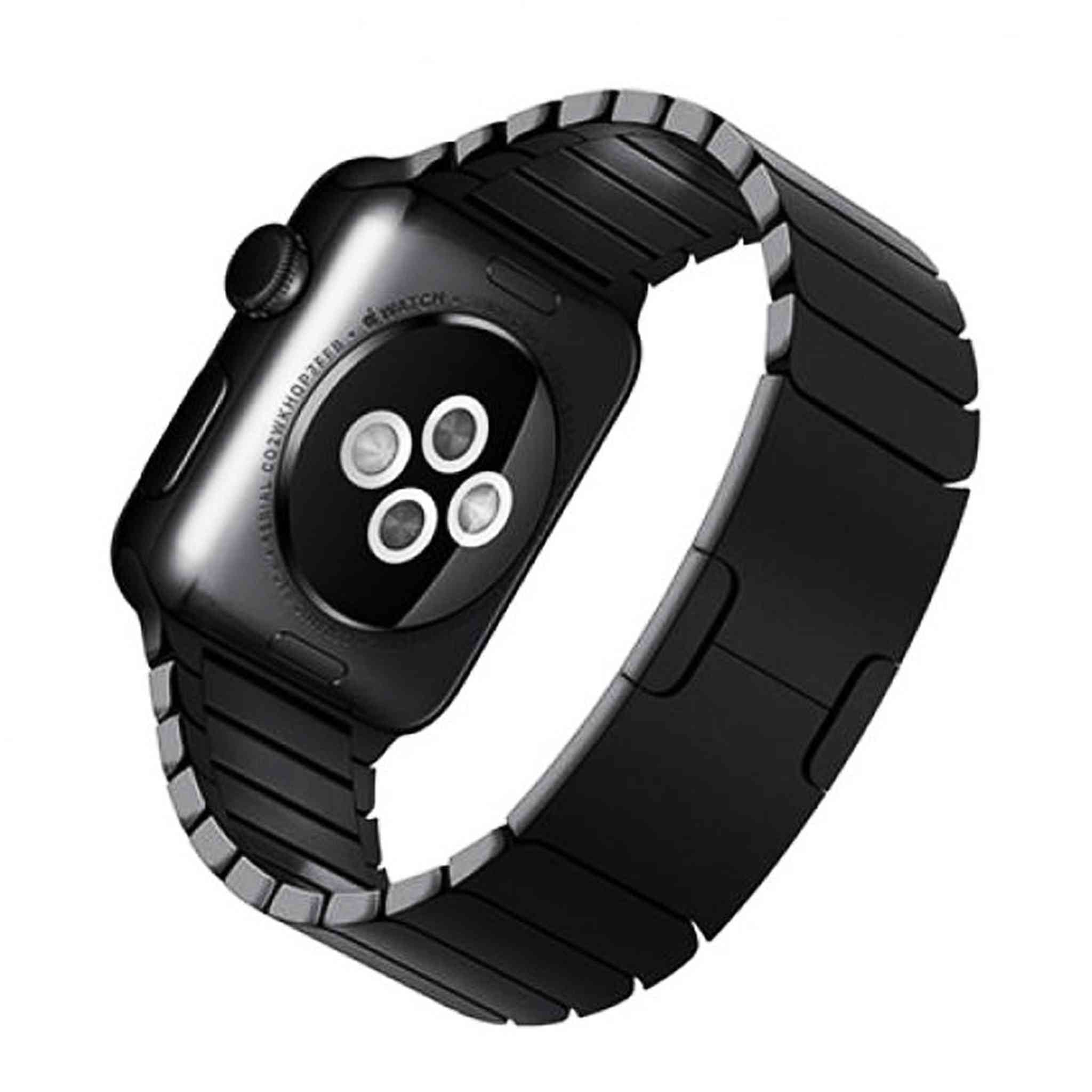 Apple Watch Series 2 38mm Smartwatch Space Black Stainless Steel Case, Space Black Link Band Apple