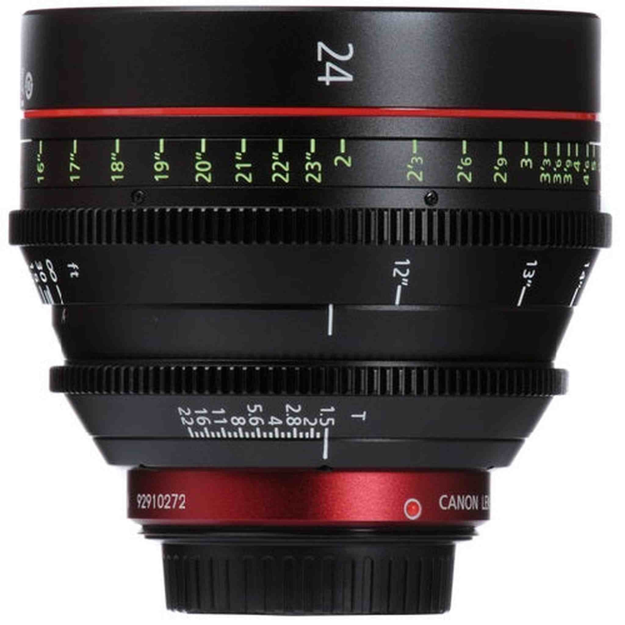 Canon CN-E 24mm T1.5 L F Cine Lens 6569B001 EF Mount Canon