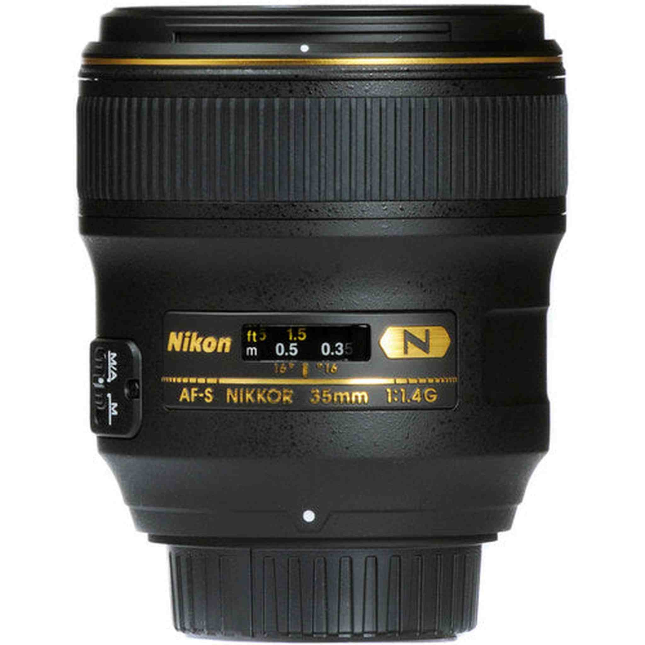 Nikon AF FX NIKKOR 35mm f/1.4G Fixed Focal Length Lens with Auto Focus for Nikon DSLR Cameras Nikon