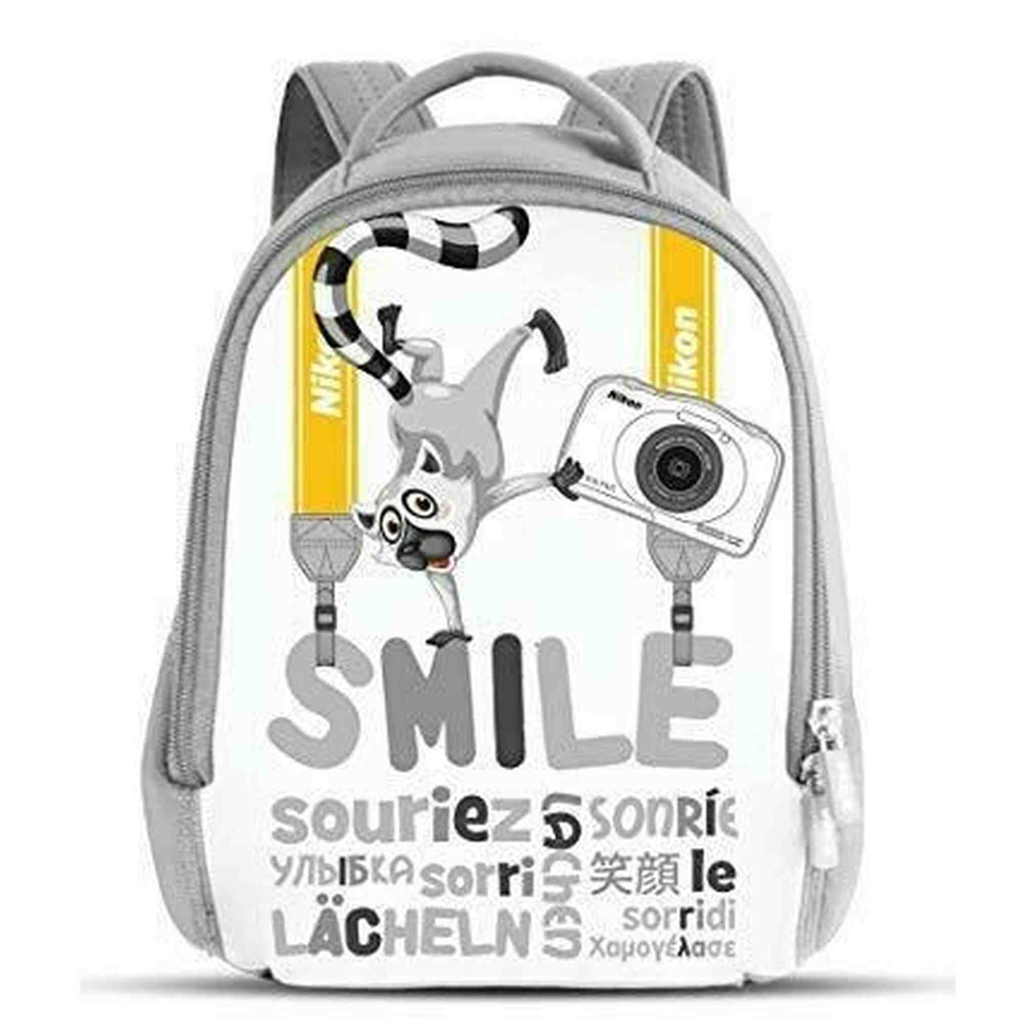 Nikon VAECSS63 Kinder Smile Camera Backpack Bags, White Nikon