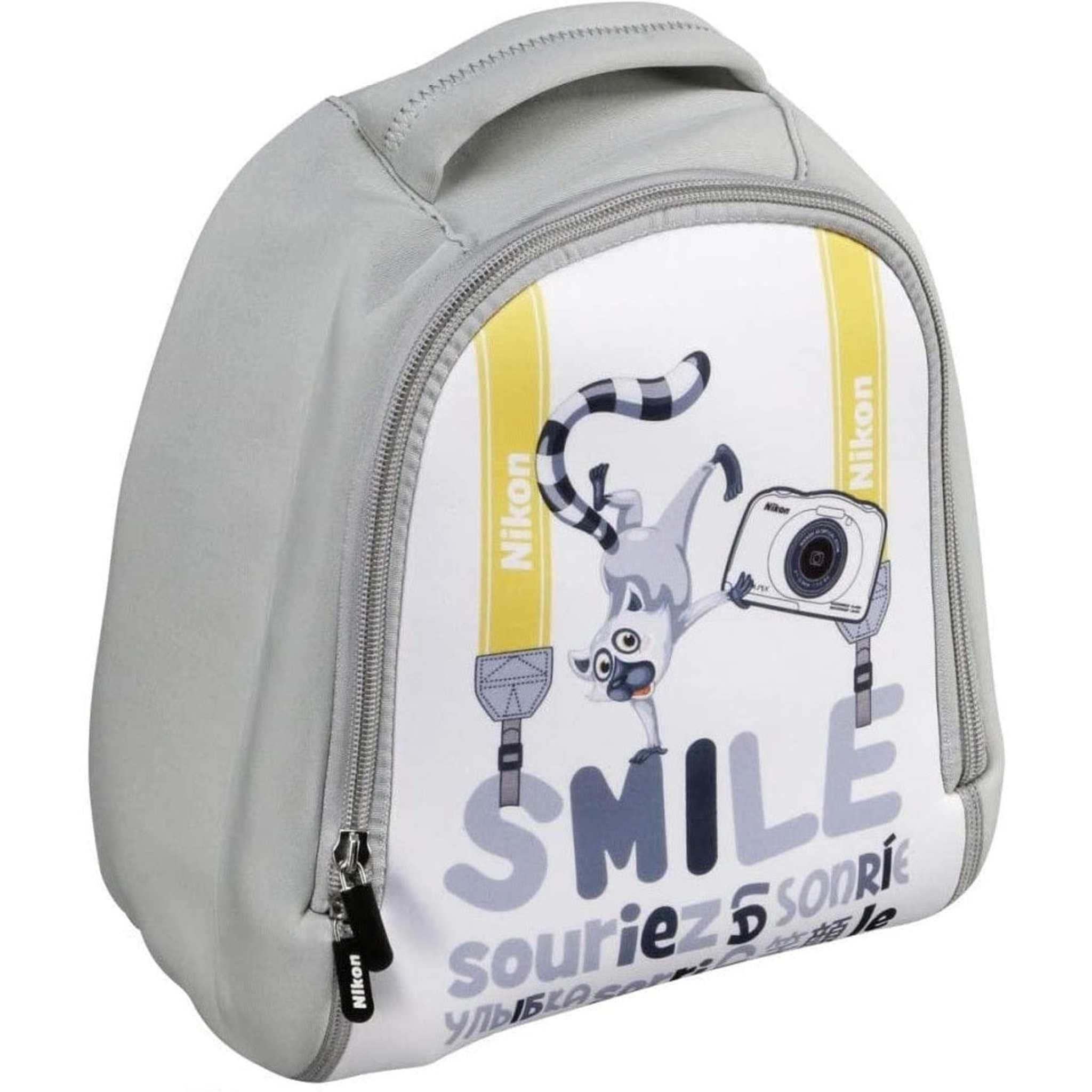 Nikon VAECSS63 Kinder Smile Camera Backpack Bags, White Nikon