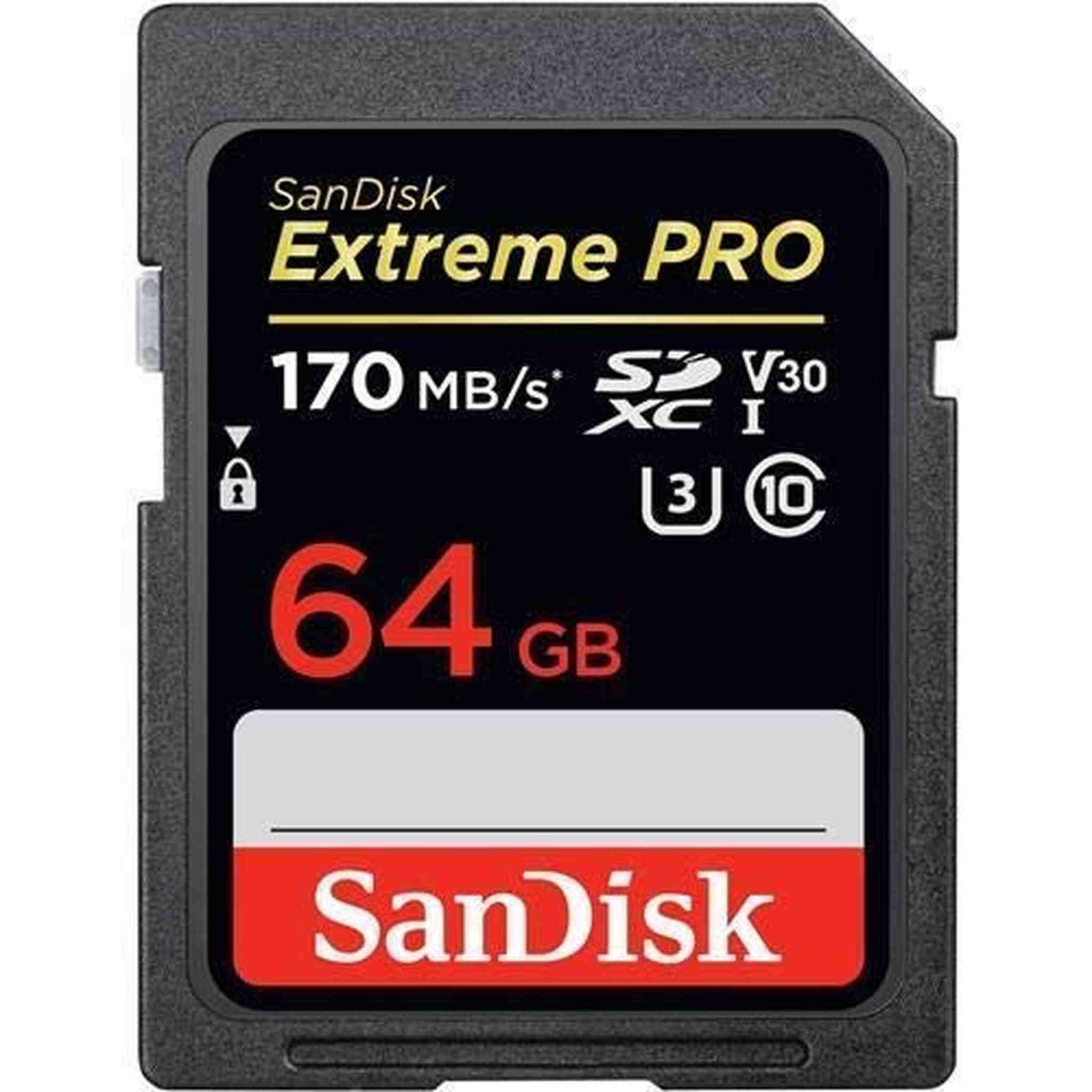 SanDisk 64GB Extreme PRO UHS-I SDXC Memory Card SanDisk