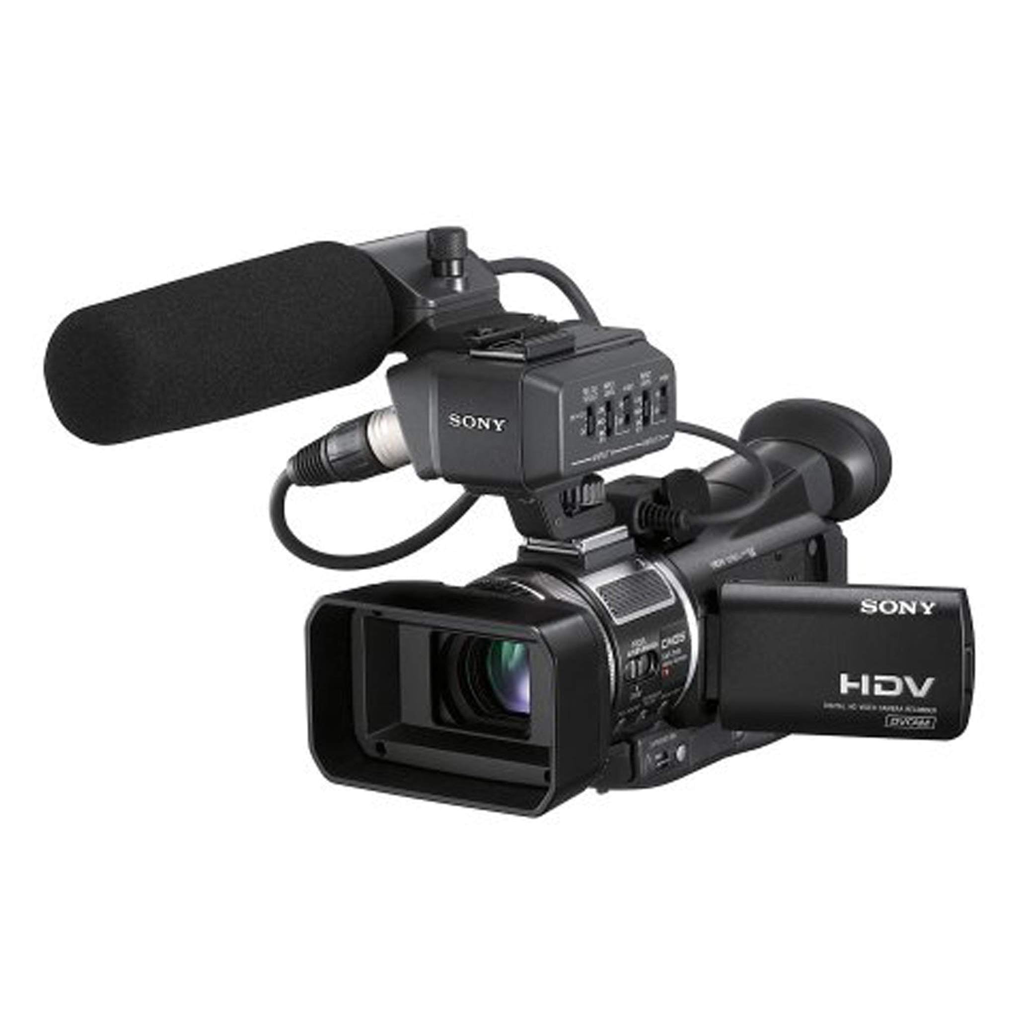 Sony HVR-A1U Digital Camcorder 2.7 LCD CMOS Full HD Black 16:9 10x Optical Zoom 16 MB Memory Stick Duo Included Memory Stick Duo Tape Media Memory Card International Version SONY