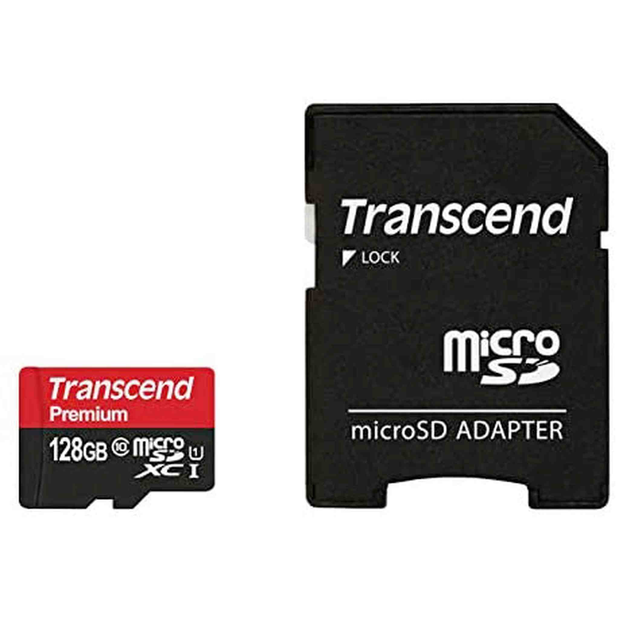 Transcend TS128GUSDU1 128GB MicroSDXC Class10 UHS-1 Memory Card with Adapter 45 MB/S? Transcend