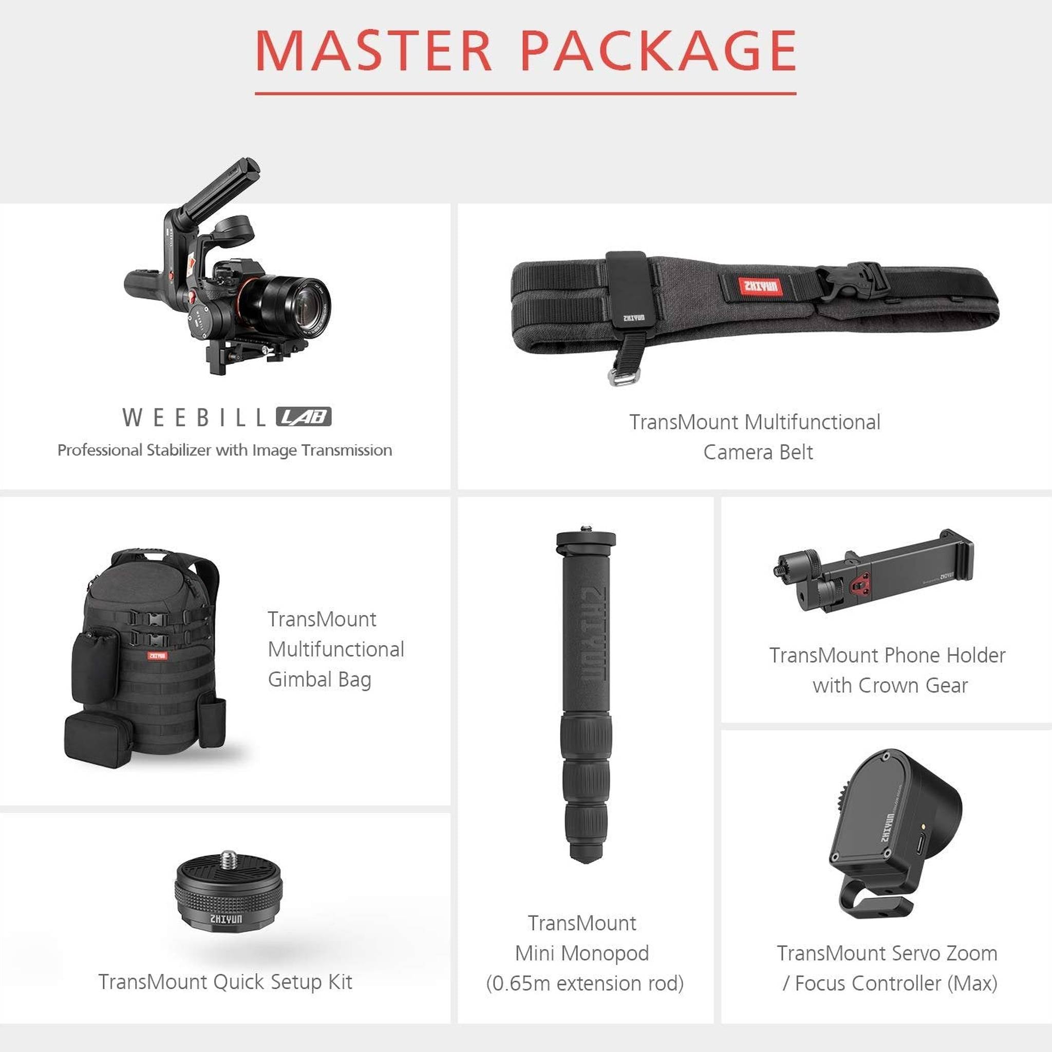 Zhiyun-Tech WEEBILL LAB Master Package Zhiyun-Tech