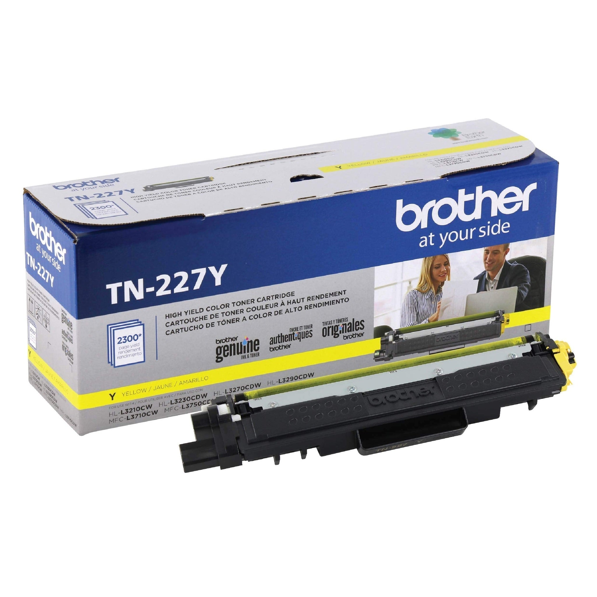 Brother TN227Y High-Yield Toner Cartridge - Yellow Brother